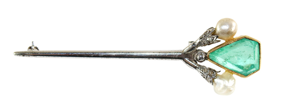 Art Déco Stabbrosche. | Bild Nr.1