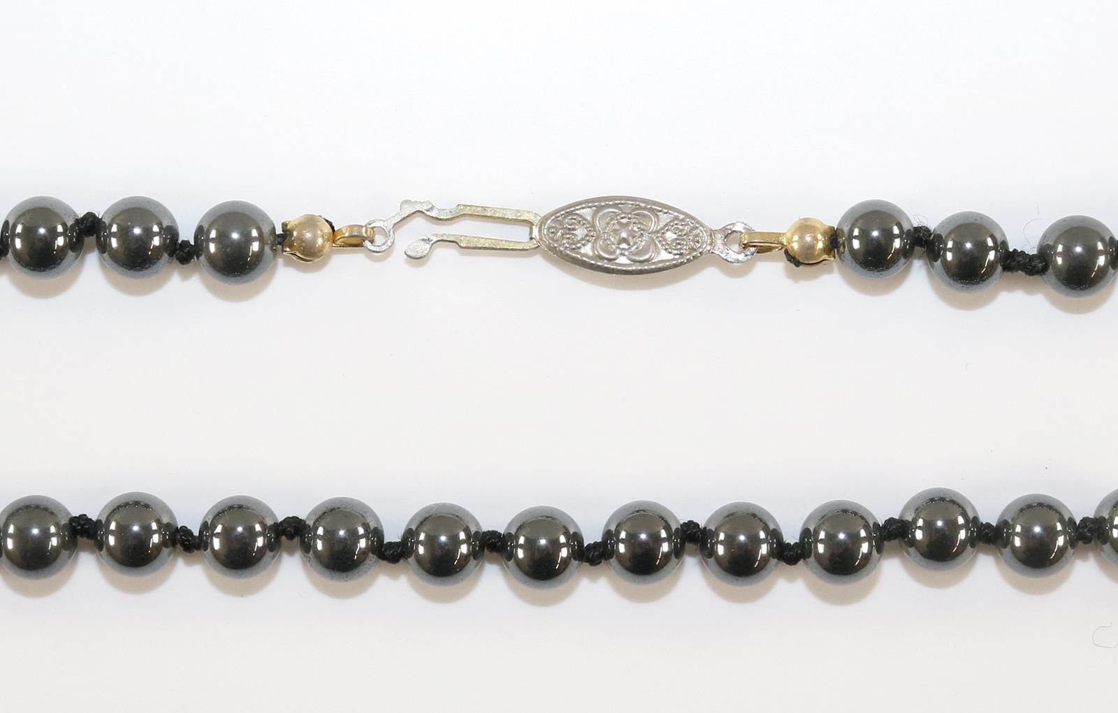 Onyx- und Hämatitkette. | Bild Nr.2