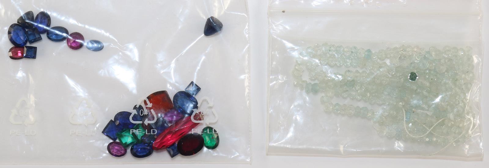 Konvolut Farbedelsteine. | Bild Nr.1