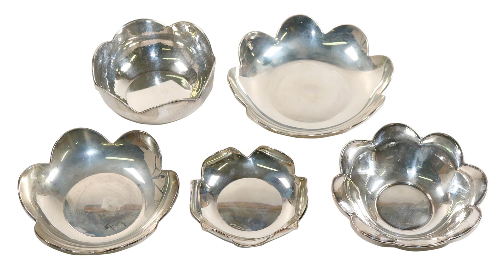 Padua, fünf Silberschalen. | Bild Nr.1