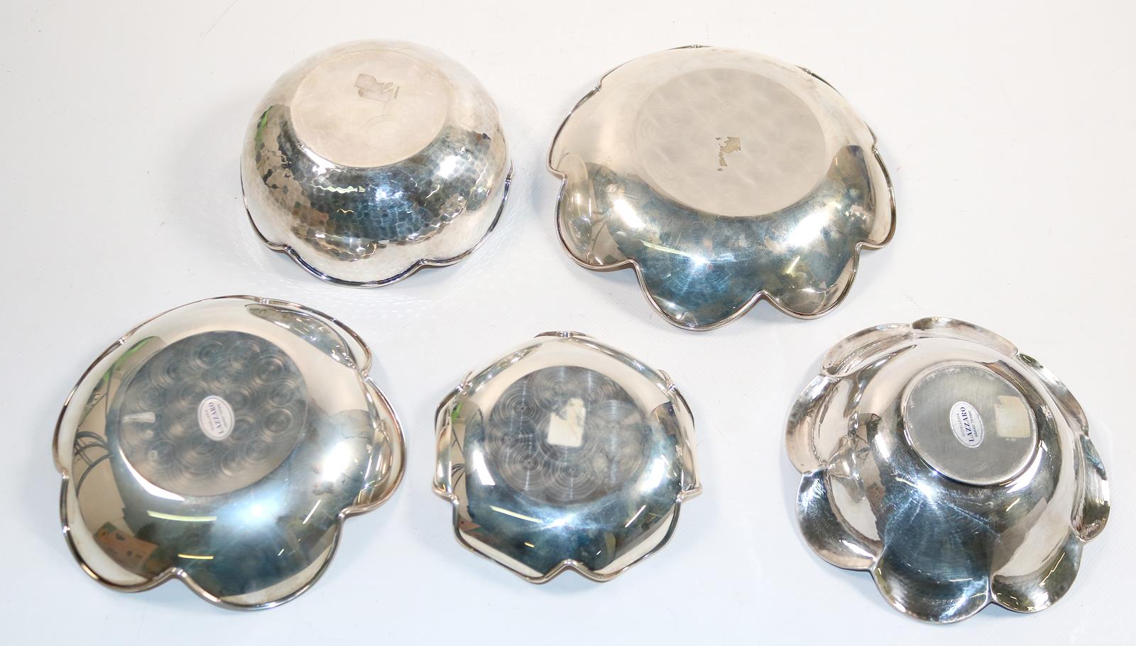 Padua, fünf Silberschalen. | Bild Nr.3