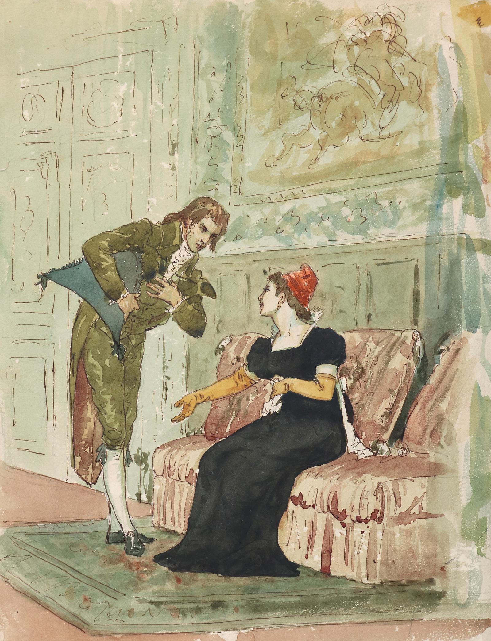 Galante Szene. | Bild Nr.1