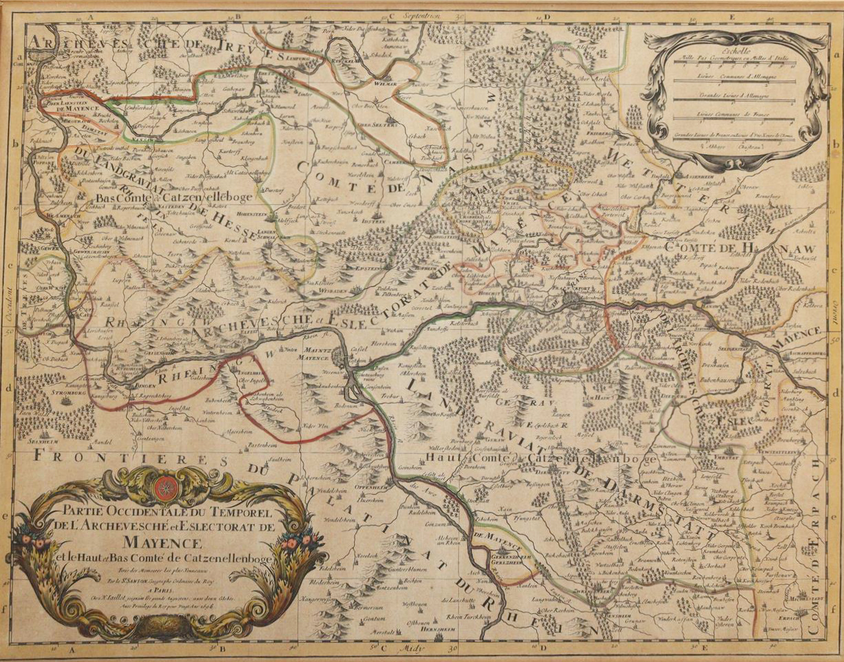 Vier Landkarten. | Bild Nr.2