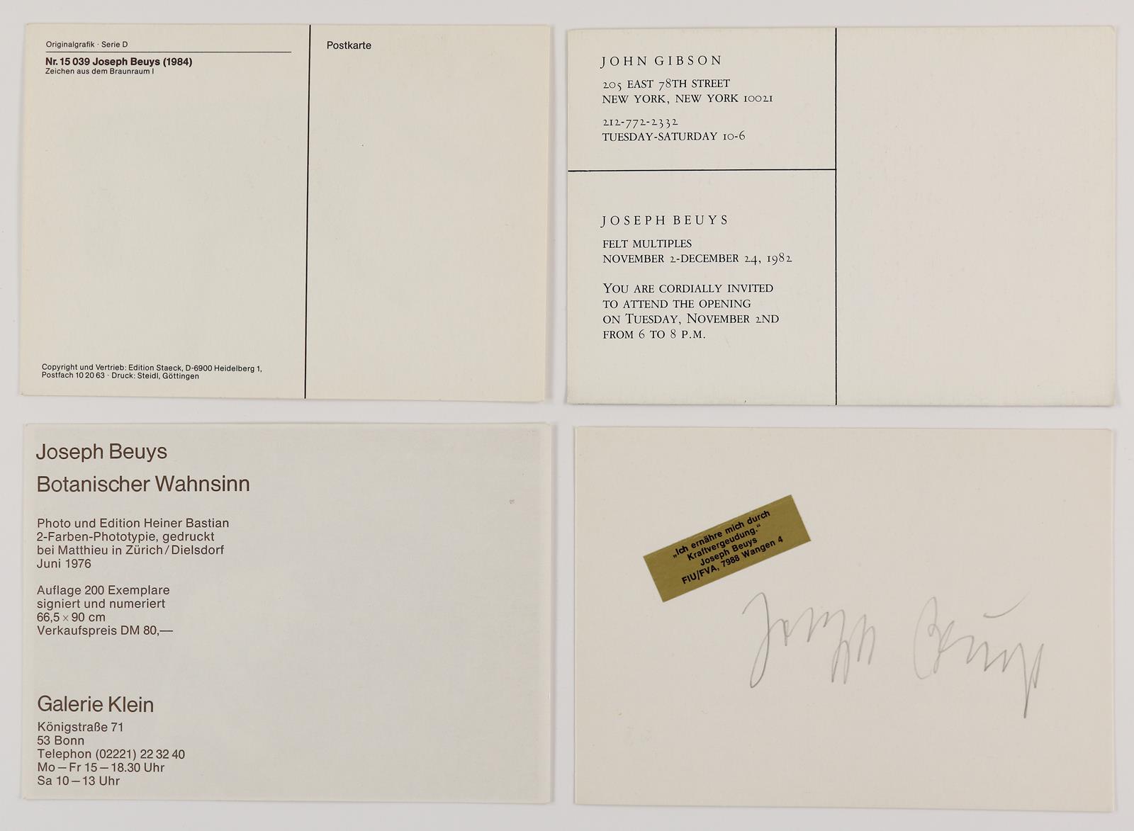 Beuys, Joseph | Bild Nr.4