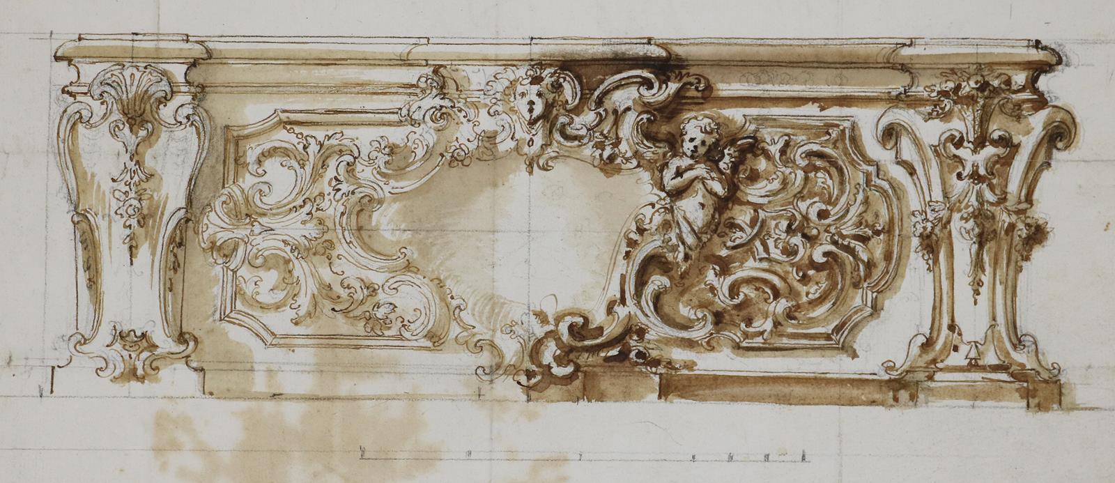 Entwurf für eine Altarmensa. | Bild Nr.1