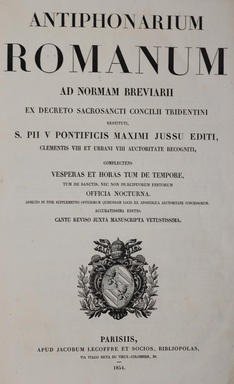 Antiphonarium Romanum | Bild Nr.1