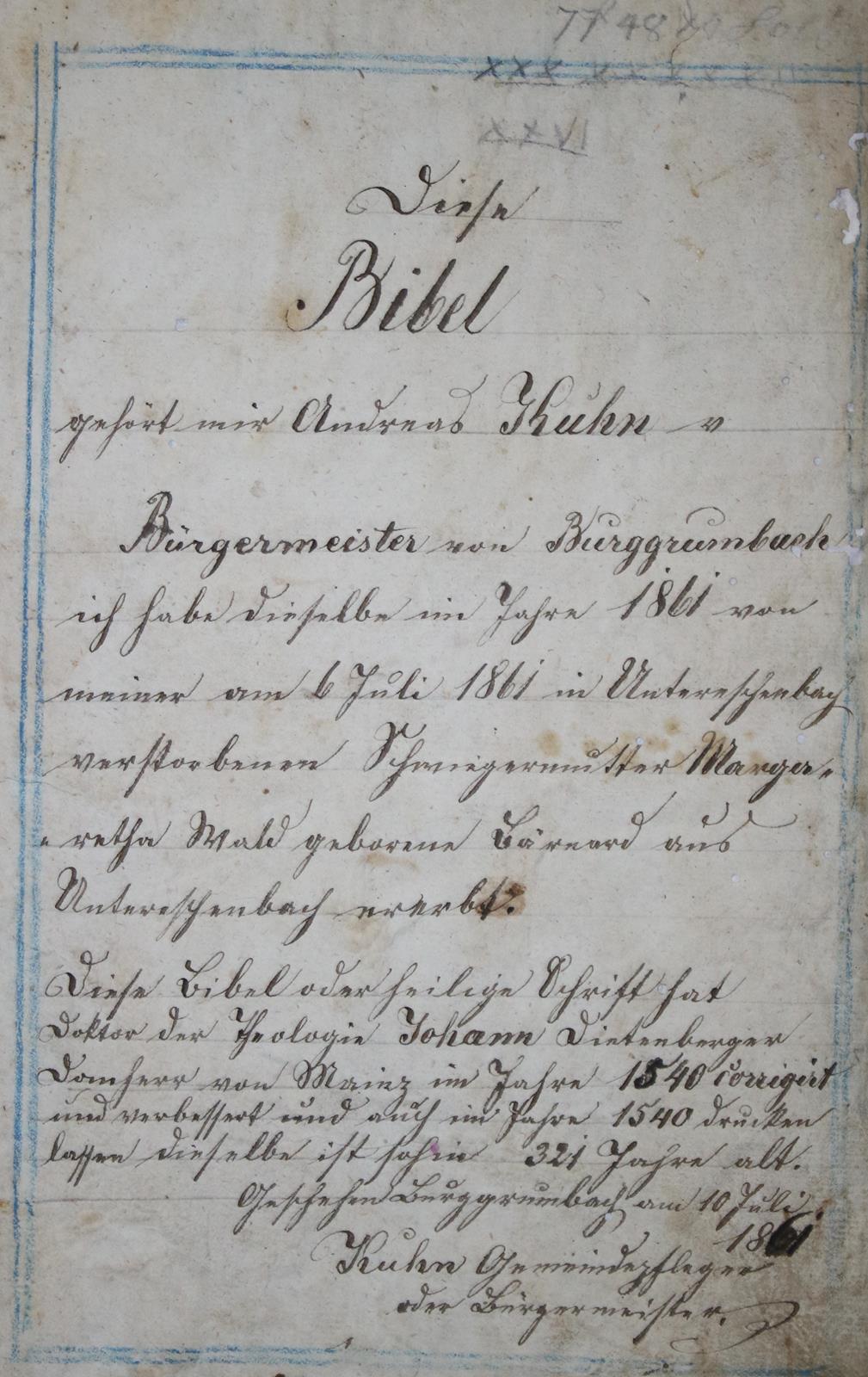 Biblia germanica. | Bild Nr.3