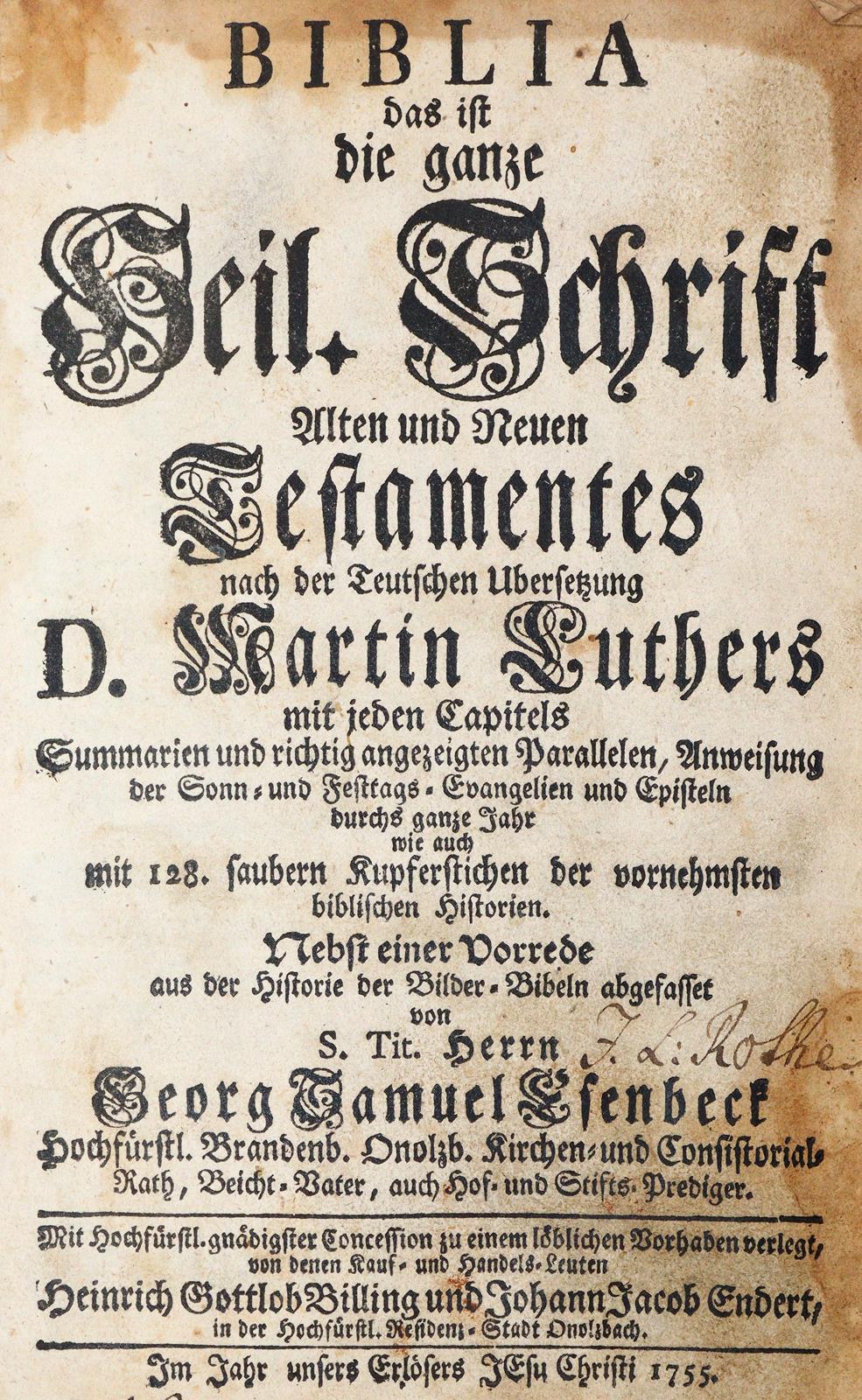 Biblia germanica. | Bild Nr.1