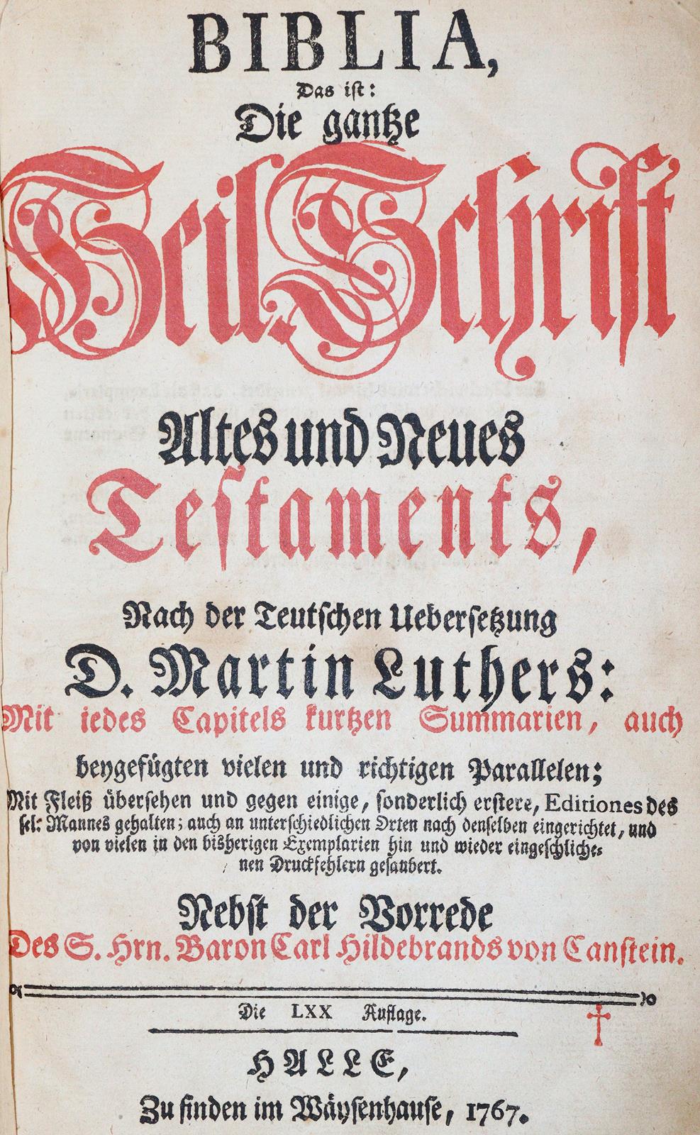 Biblia germanica. | Bild Nr.1