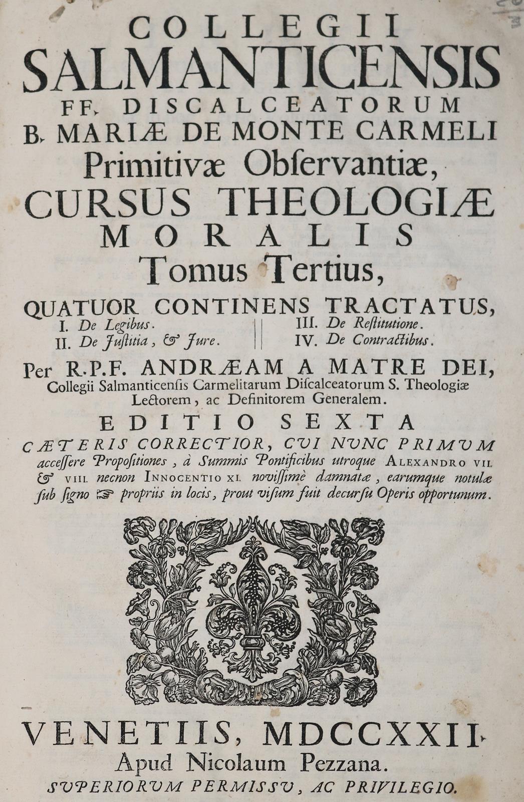 Collegii Salmanticensis FF, | Bild Nr.1