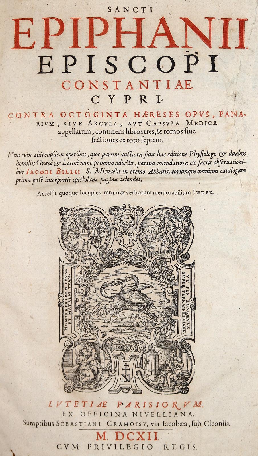 Epiphanius Constantiniae. | Bild Nr.1