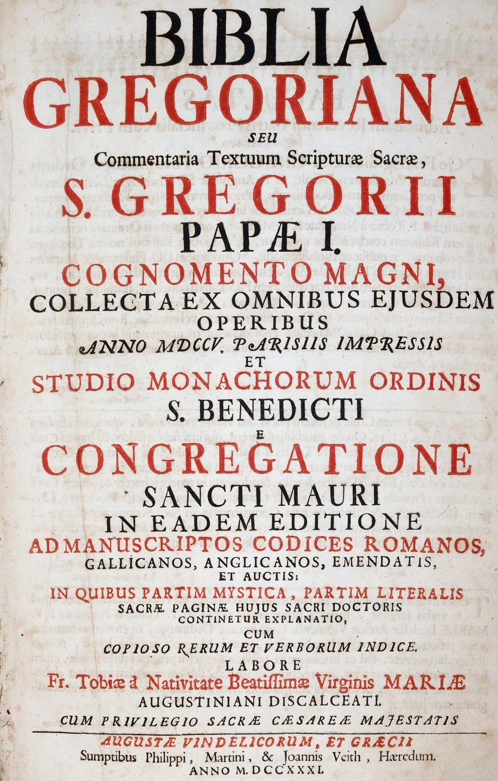 Gregor I., Papst. | Bild Nr.1