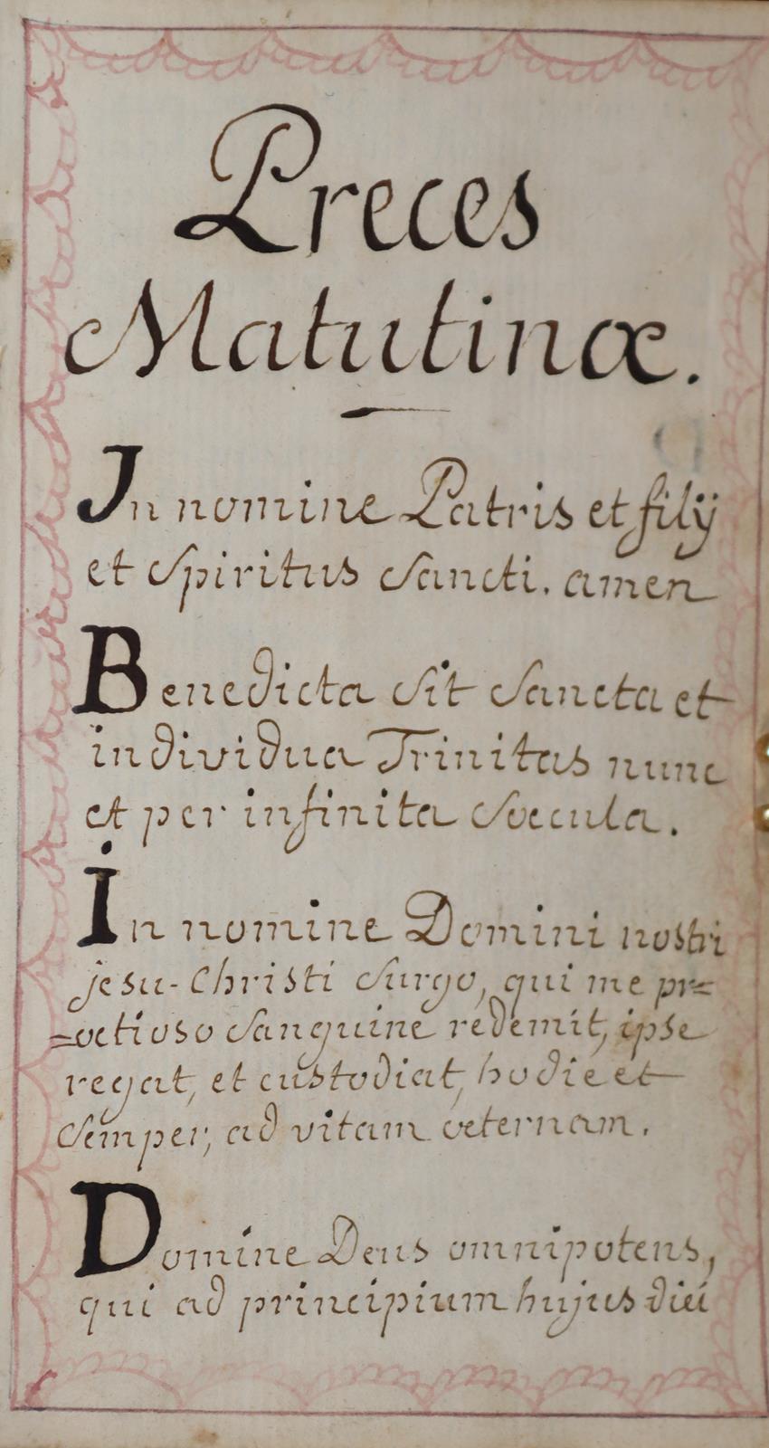 Preces Matutinae. | Bild Nr.1