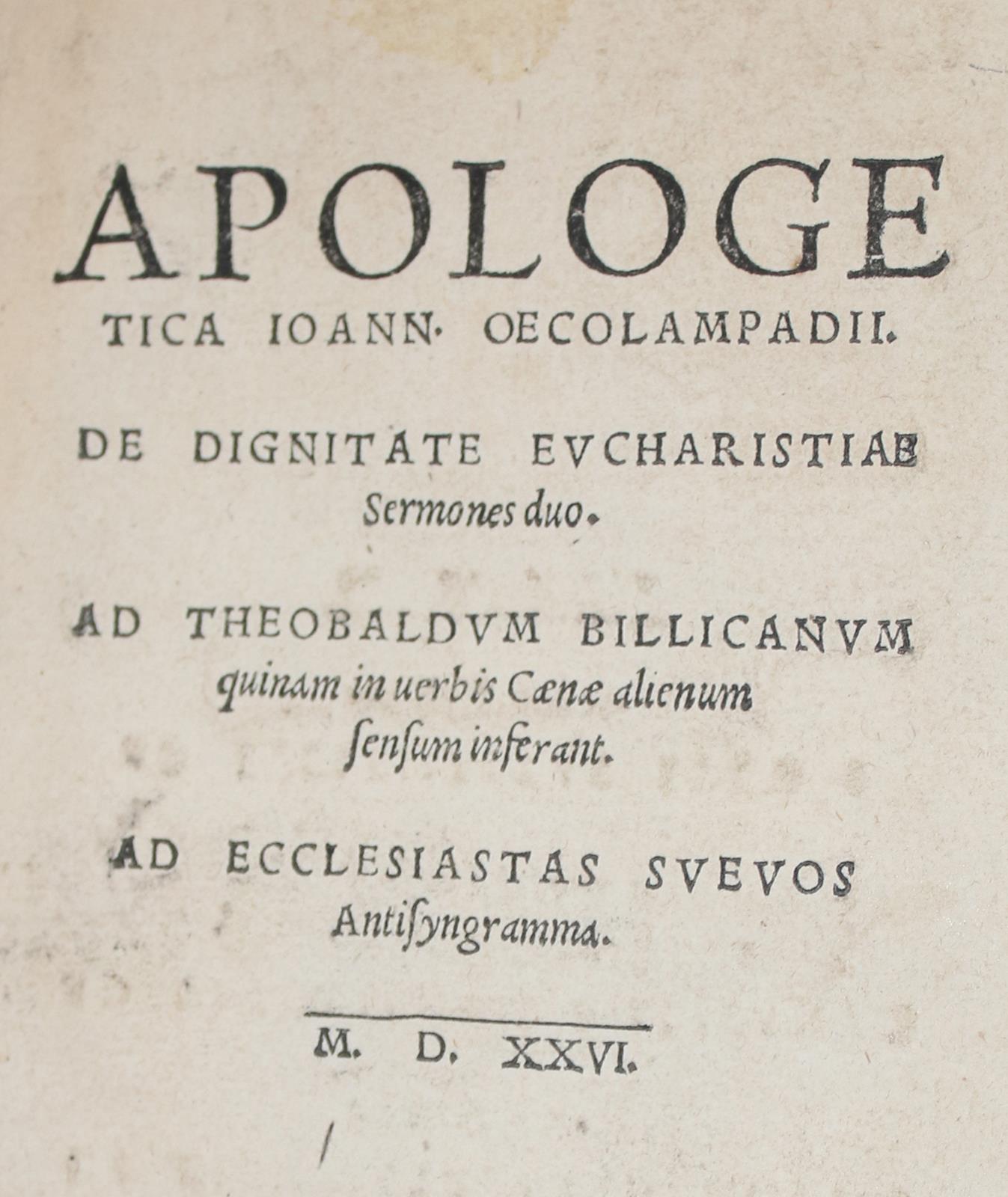 Oecolampadius,J. | Bild Nr.1