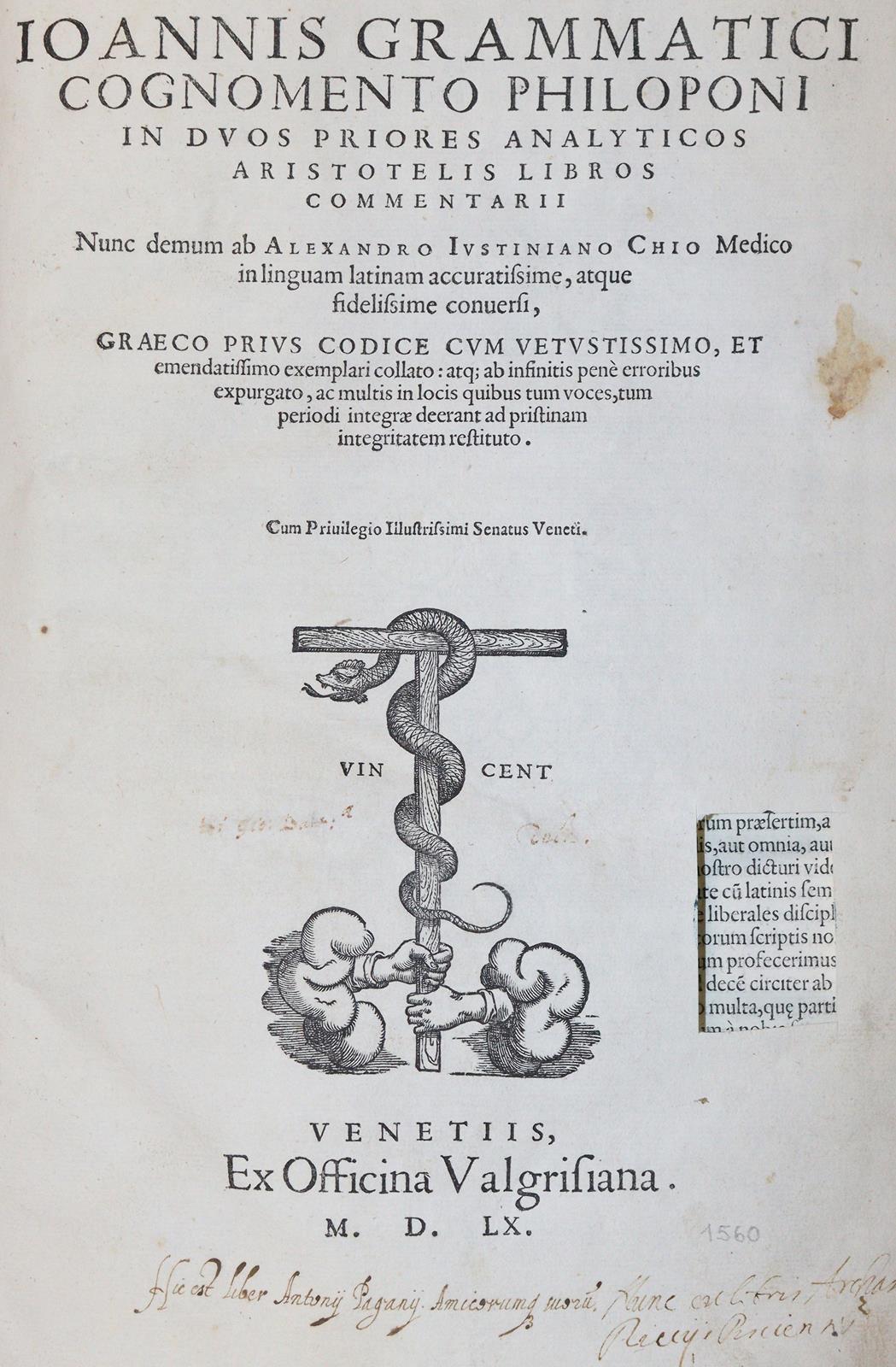 Philoponus, Joh. | Bild Nr.1