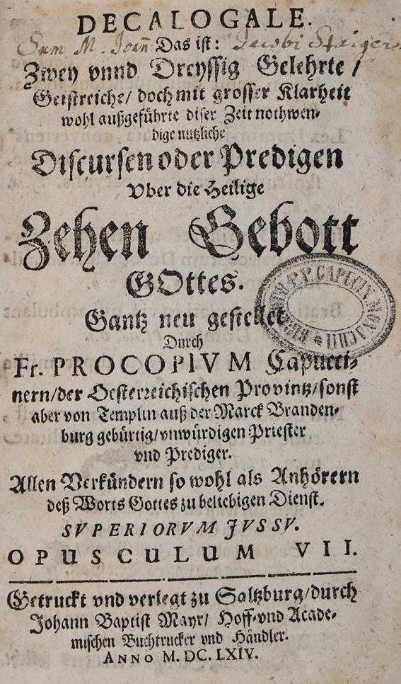 Prokop von Templin,F. | Bild Nr.1