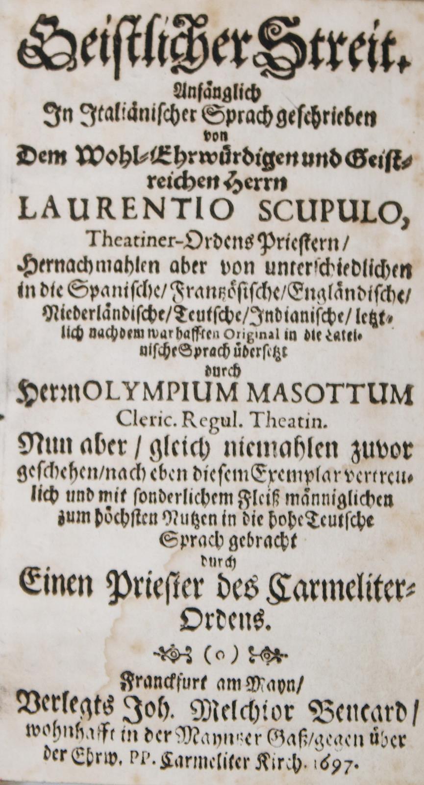 Scupoli,L. | Bild Nr.1