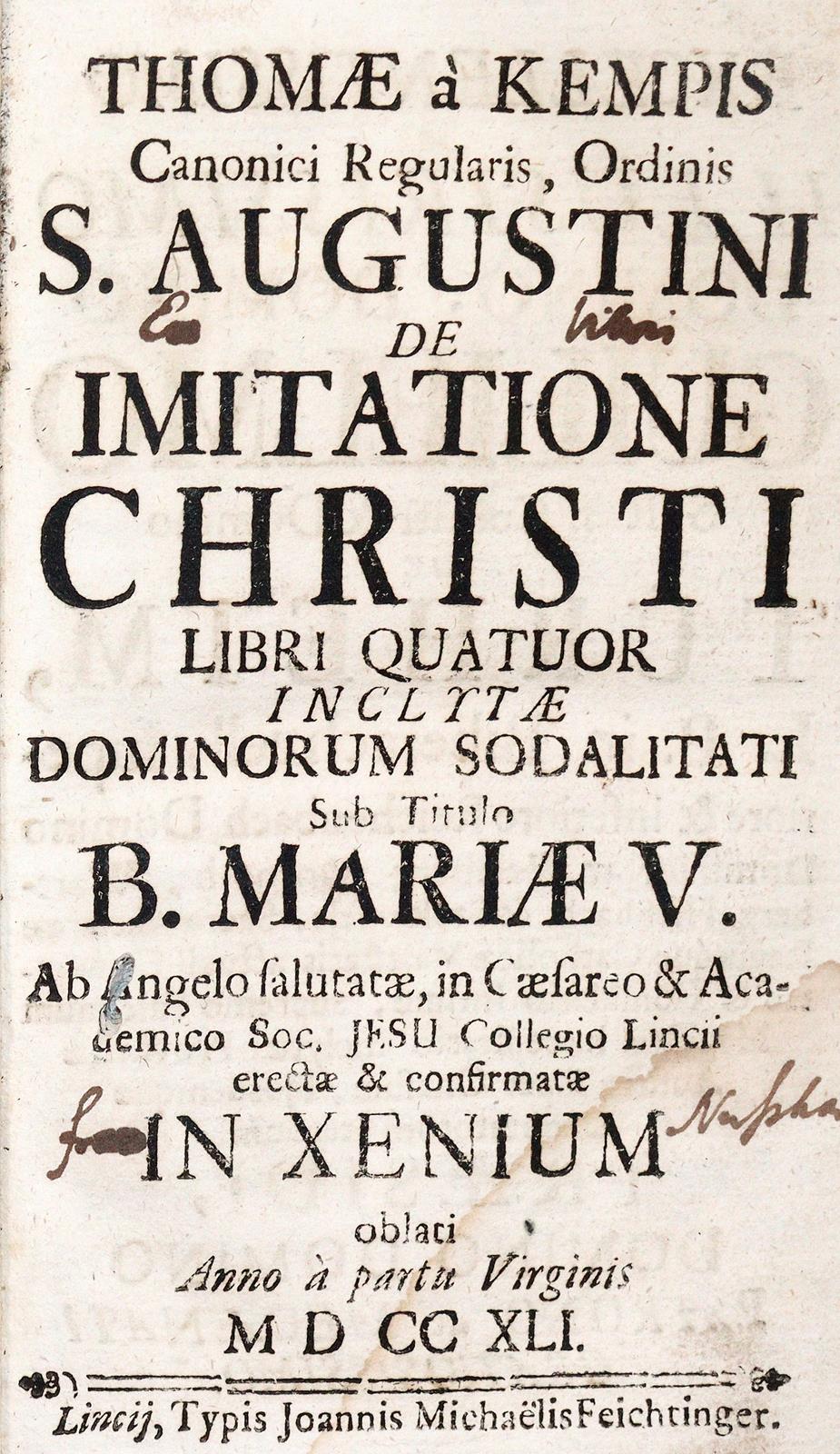 Thomas von Kempen. | Bild Nr.1