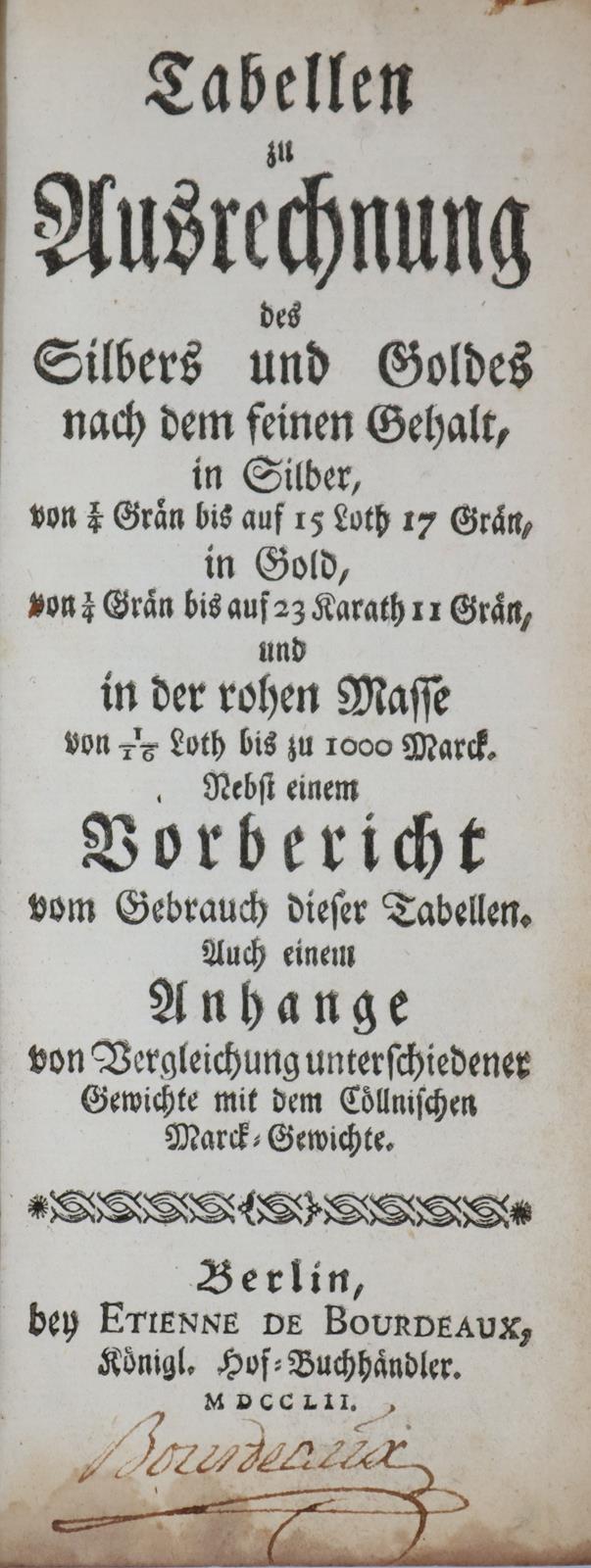 Tabellen zur Ausrechnung | Bild Nr.1