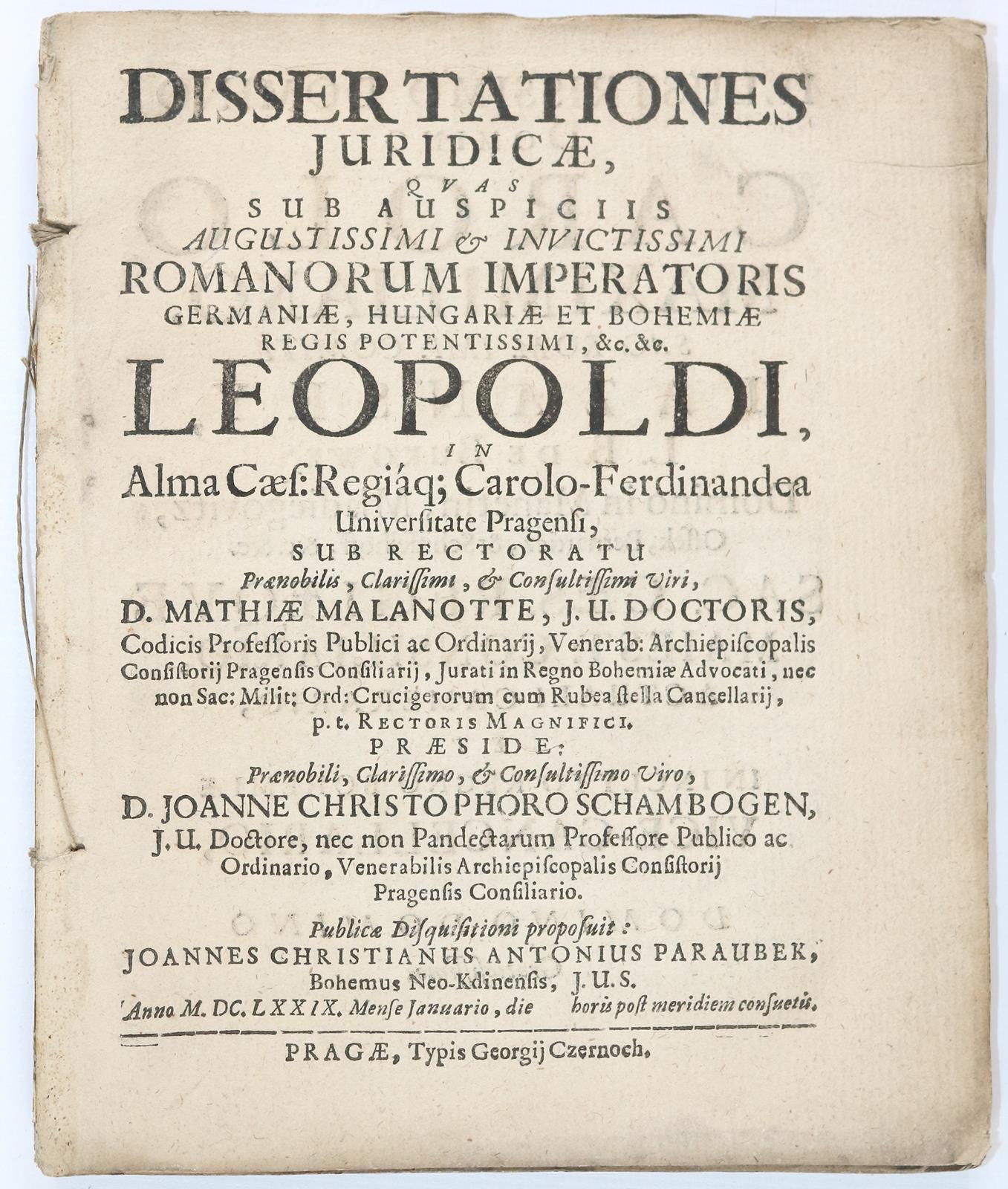 Paroubek (Paraubek),J.C.A. | Bild Nr.1