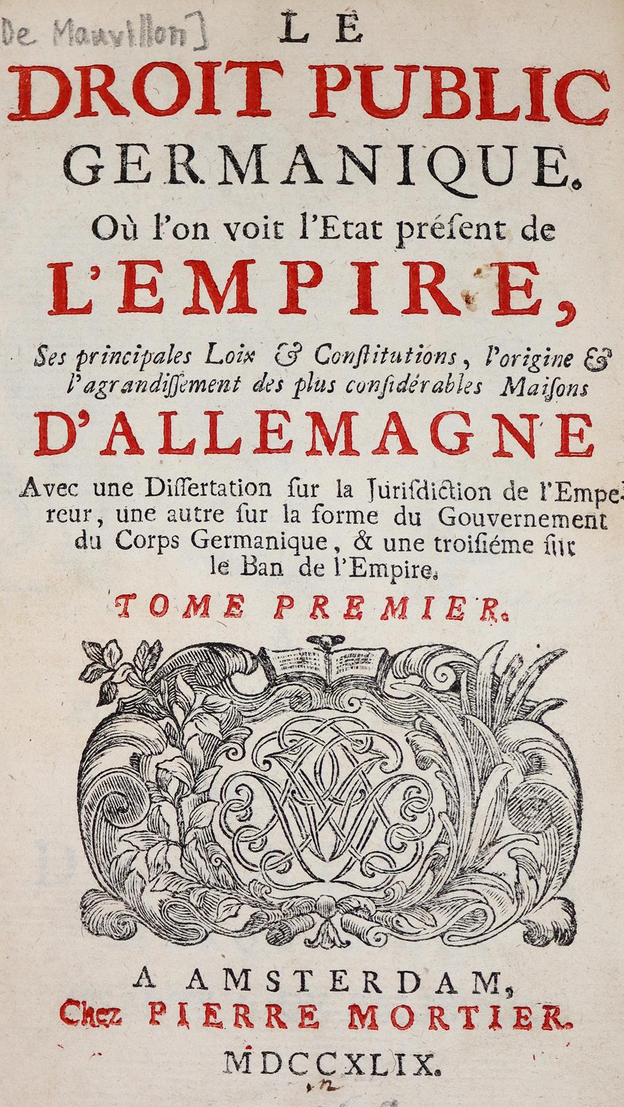 (Mauvillon,E.). | Bild Nr.1