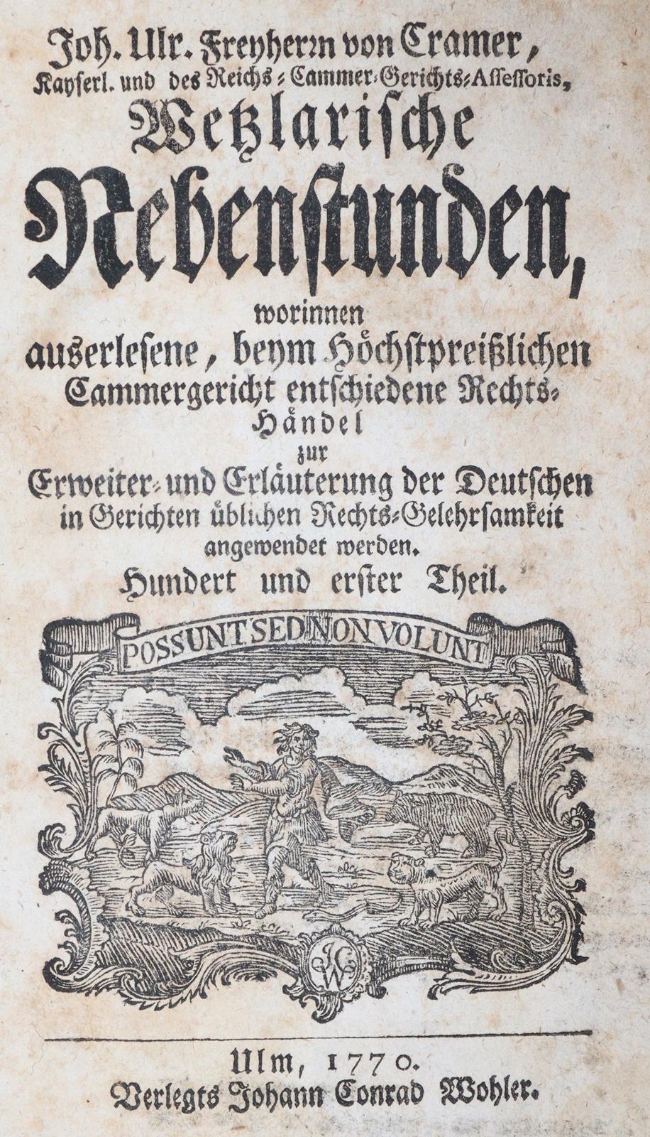 Cramer,J.U.v. | Bild Nr.1