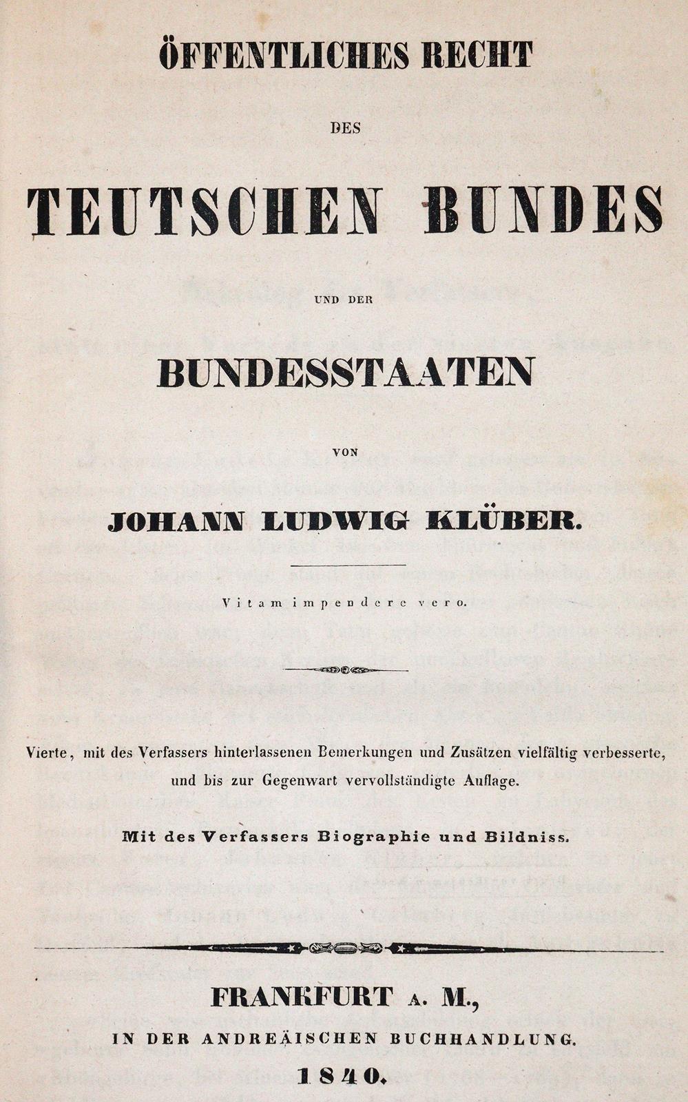 Klüber,J.L. | Bild Nr.1