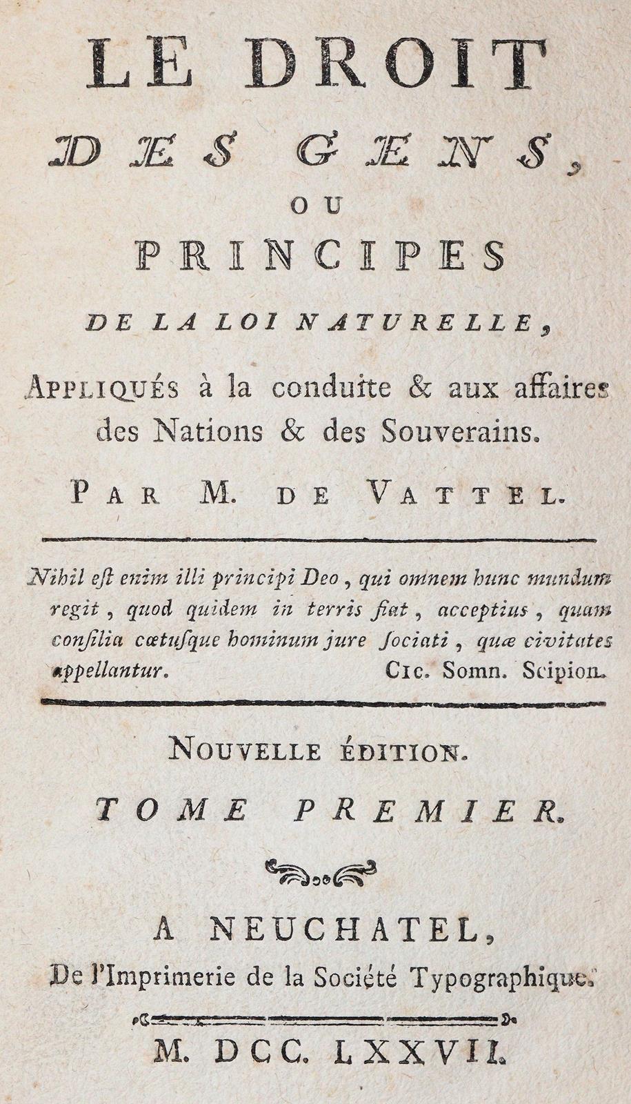 Vattel,E.de. | Bild Nr.1