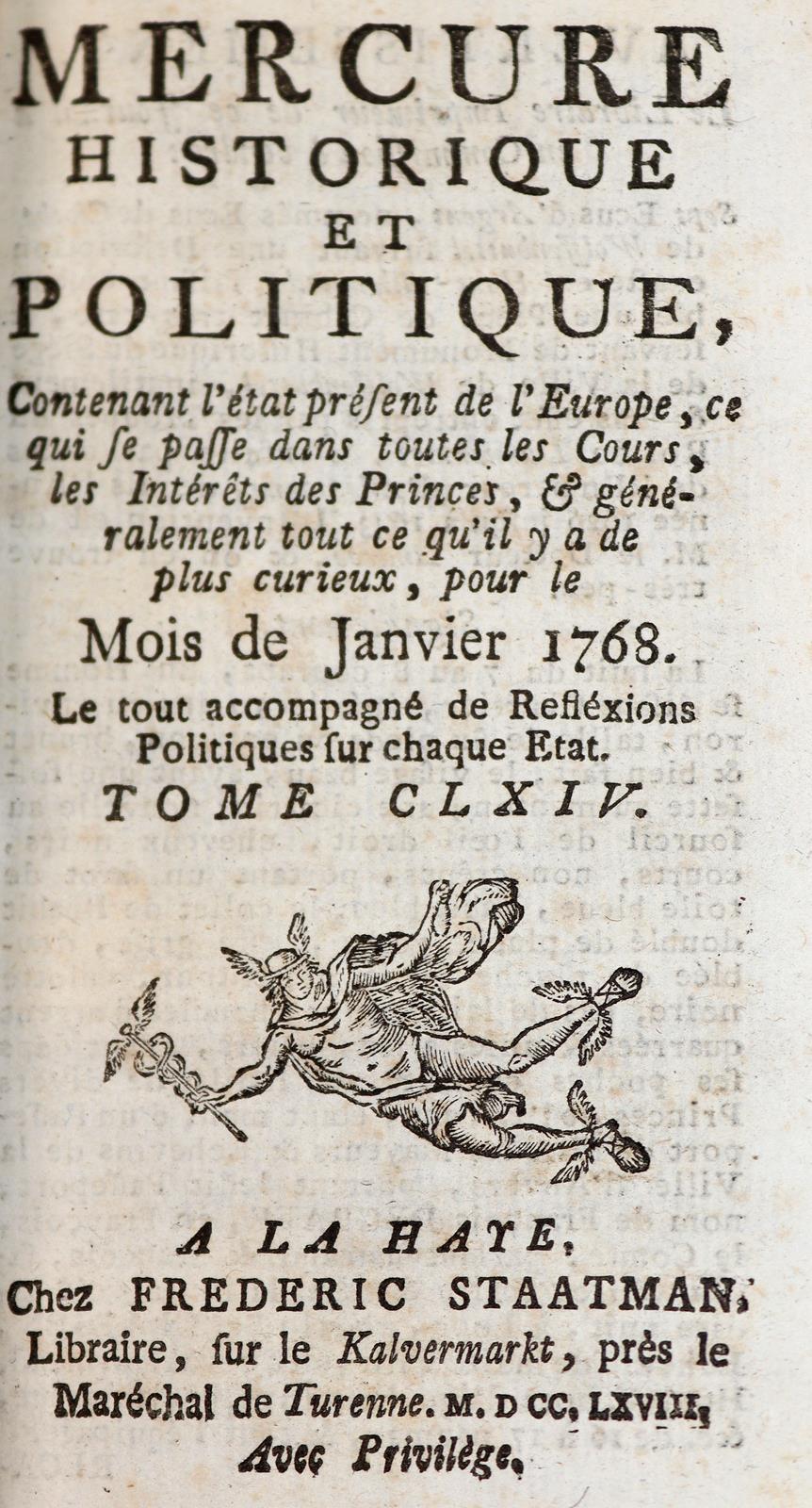 Mercure historique et politique, | Bild Nr.1