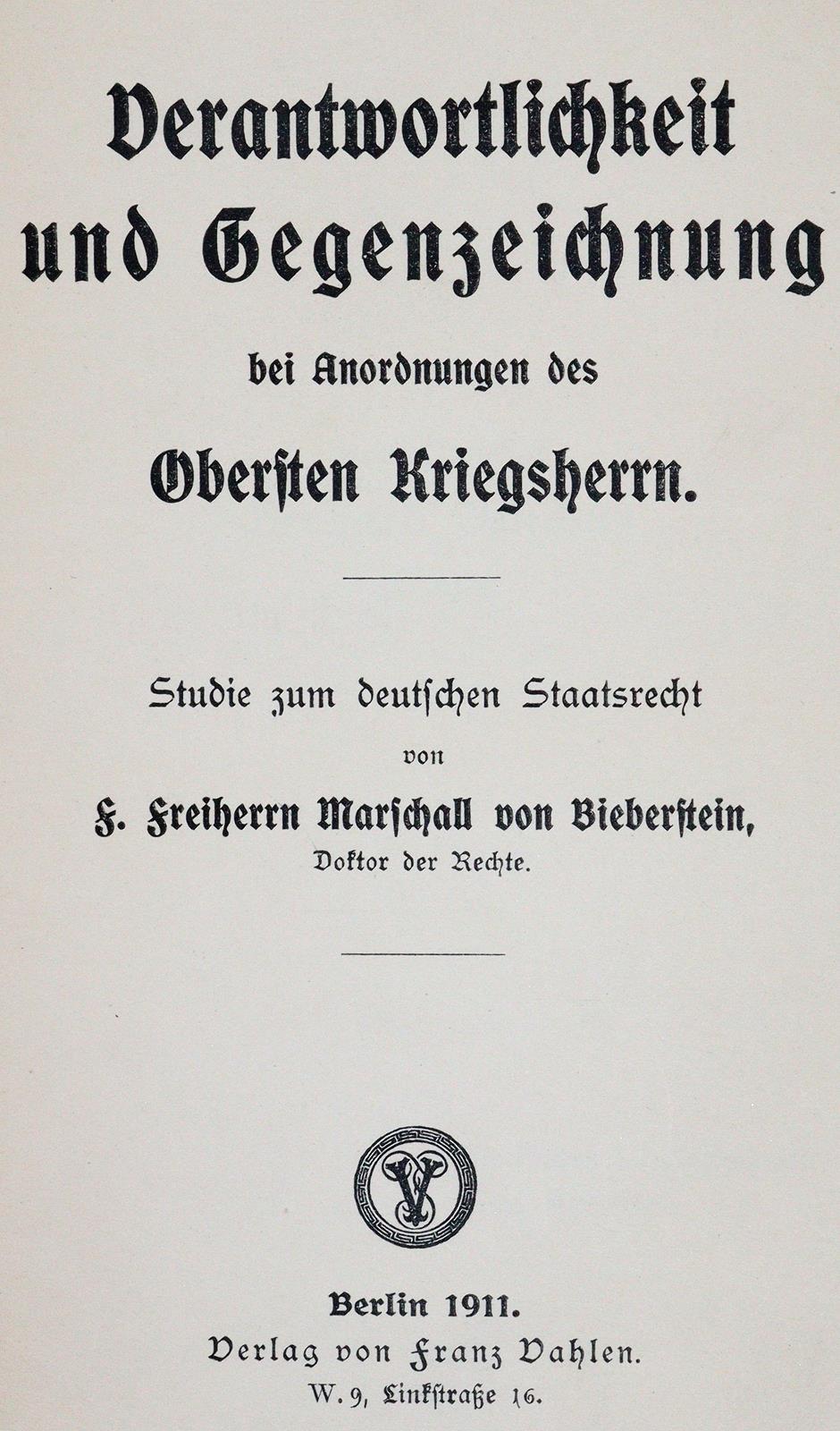 Marschall von Bieberstein,F. | Bild Nr.1