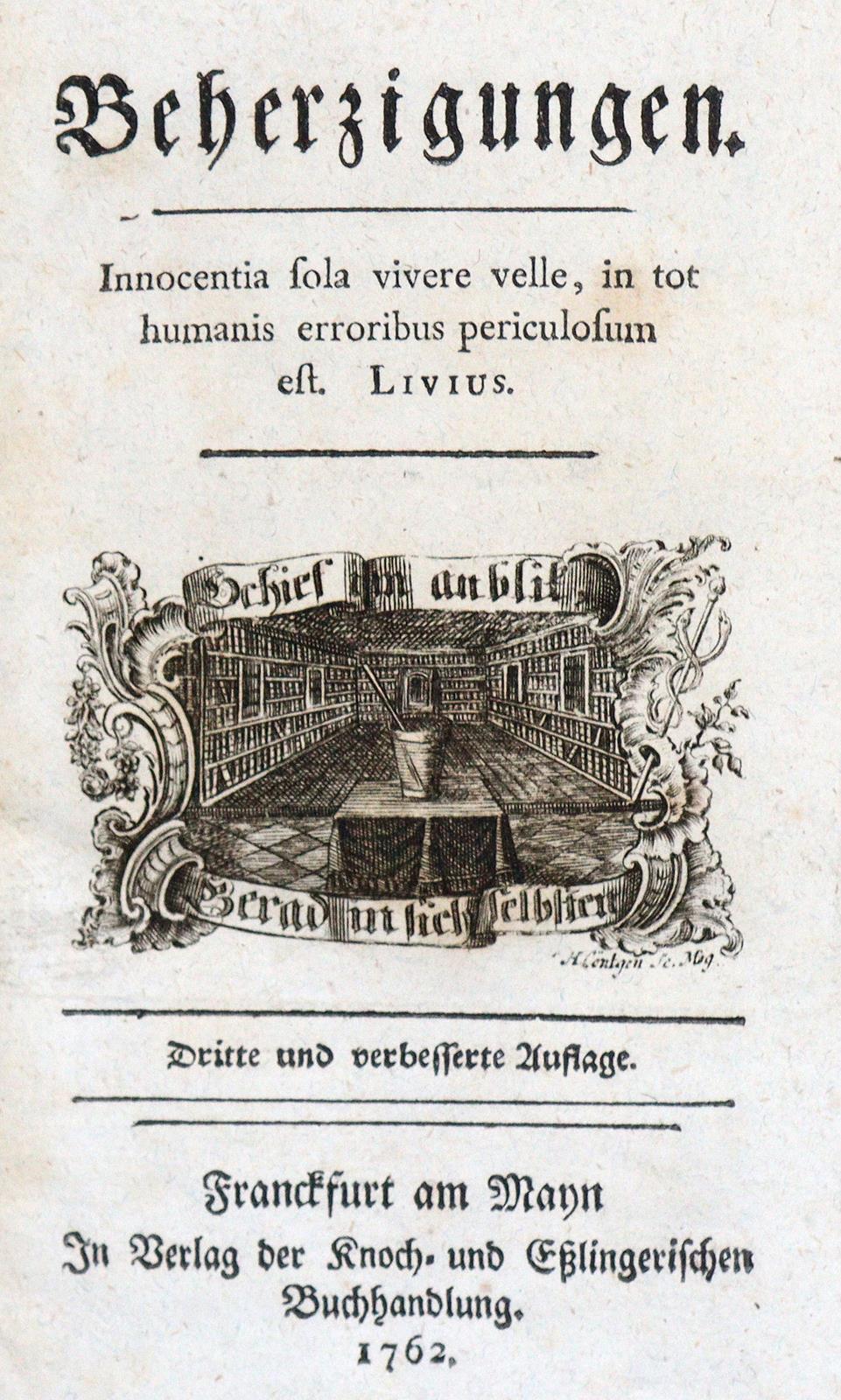 (Moser,K.F.v.). | Bild Nr.1