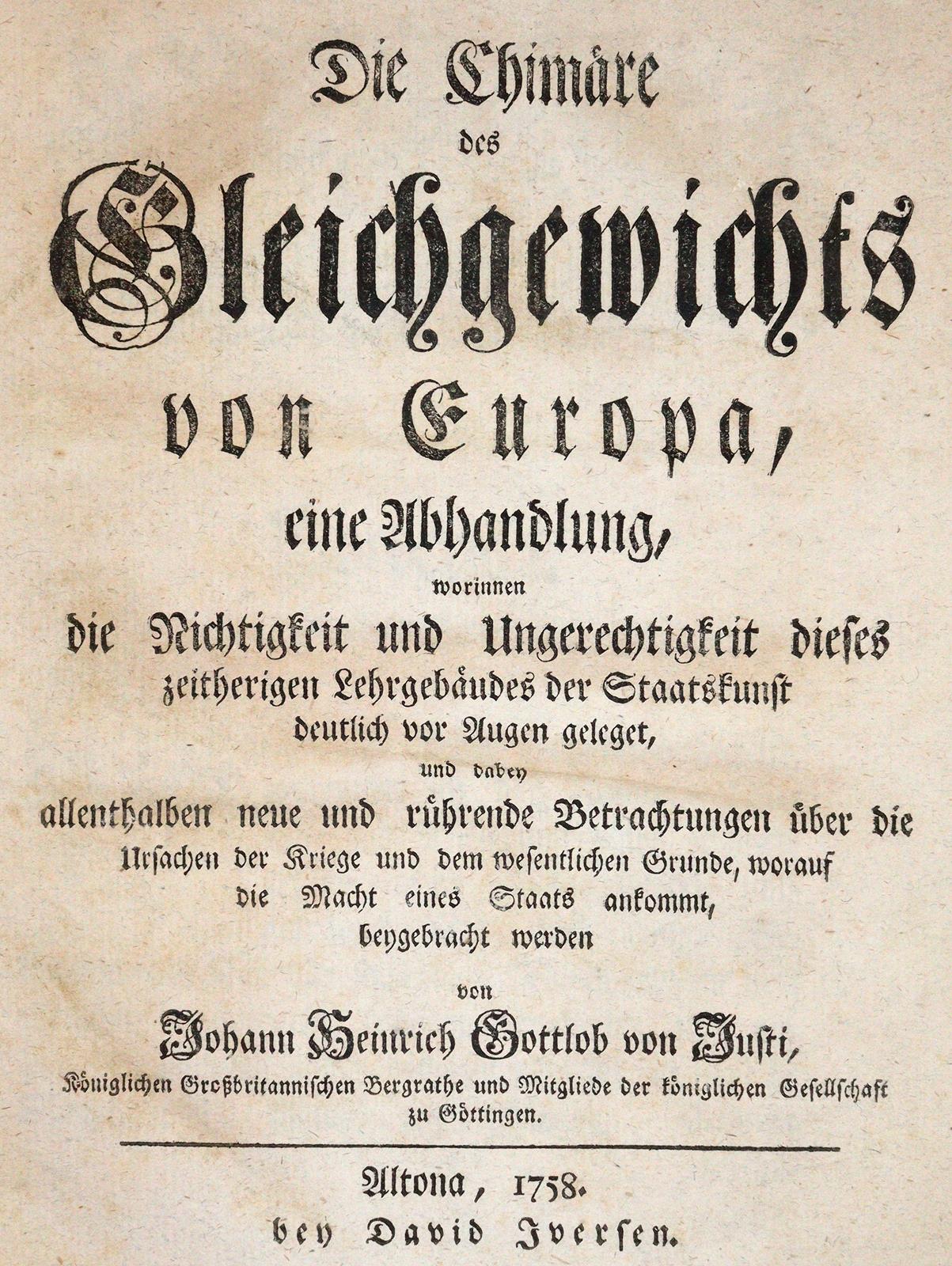 Justi,J.H.G.v. | Bild Nr.1