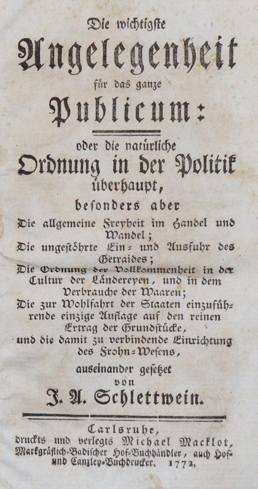 Schlettwein,J.A. | Bild Nr.1