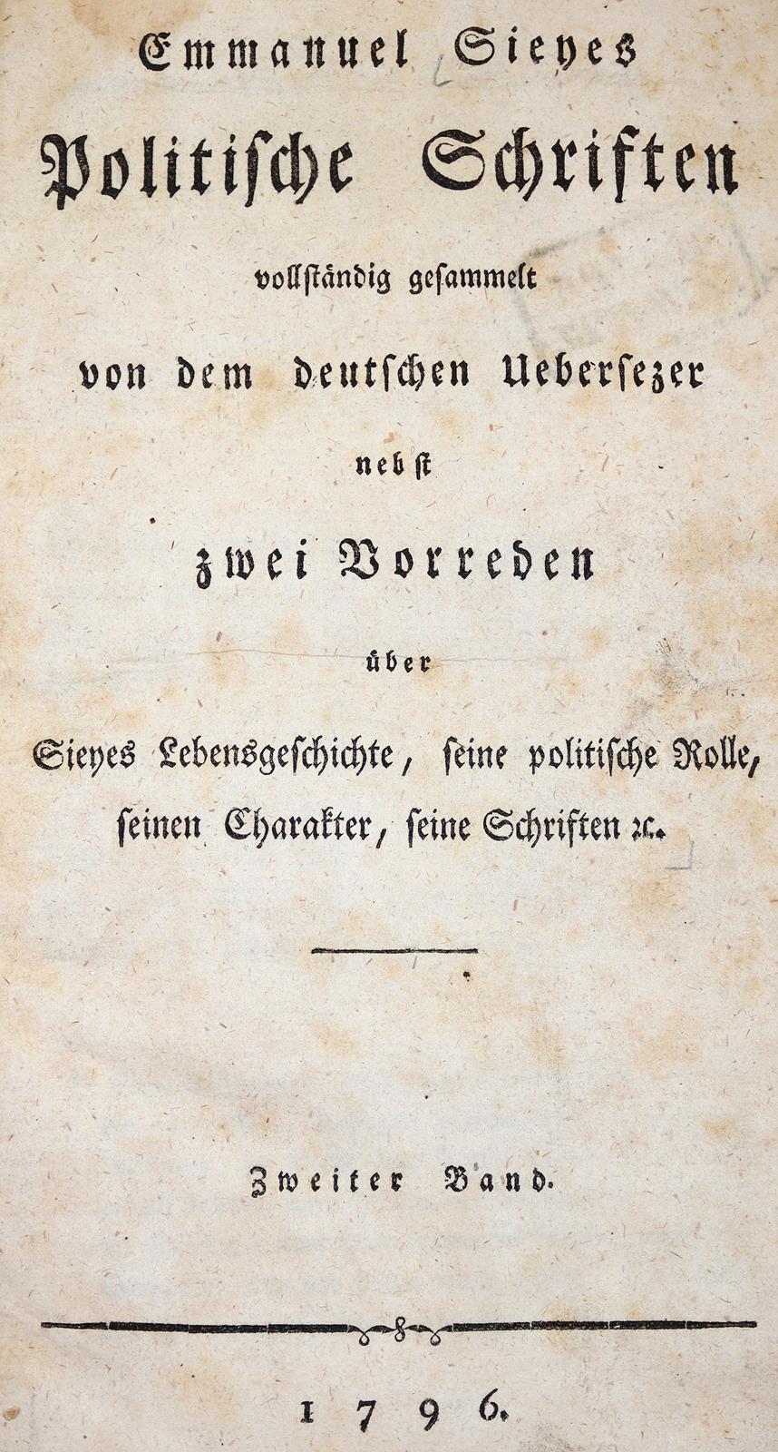 Sieyes,E.J. | Bild Nr.1