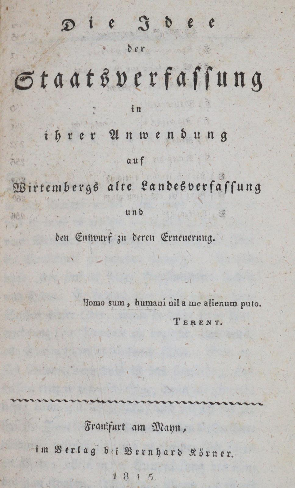 (Wangenheim,K.A.v.). | Bild Nr.1