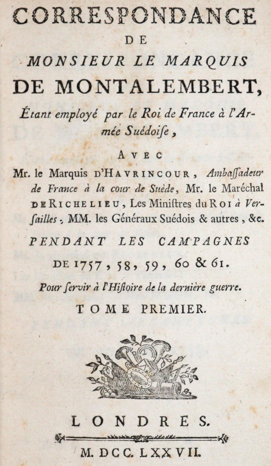 Montalembert,(M.R.)de. | Bild Nr.1