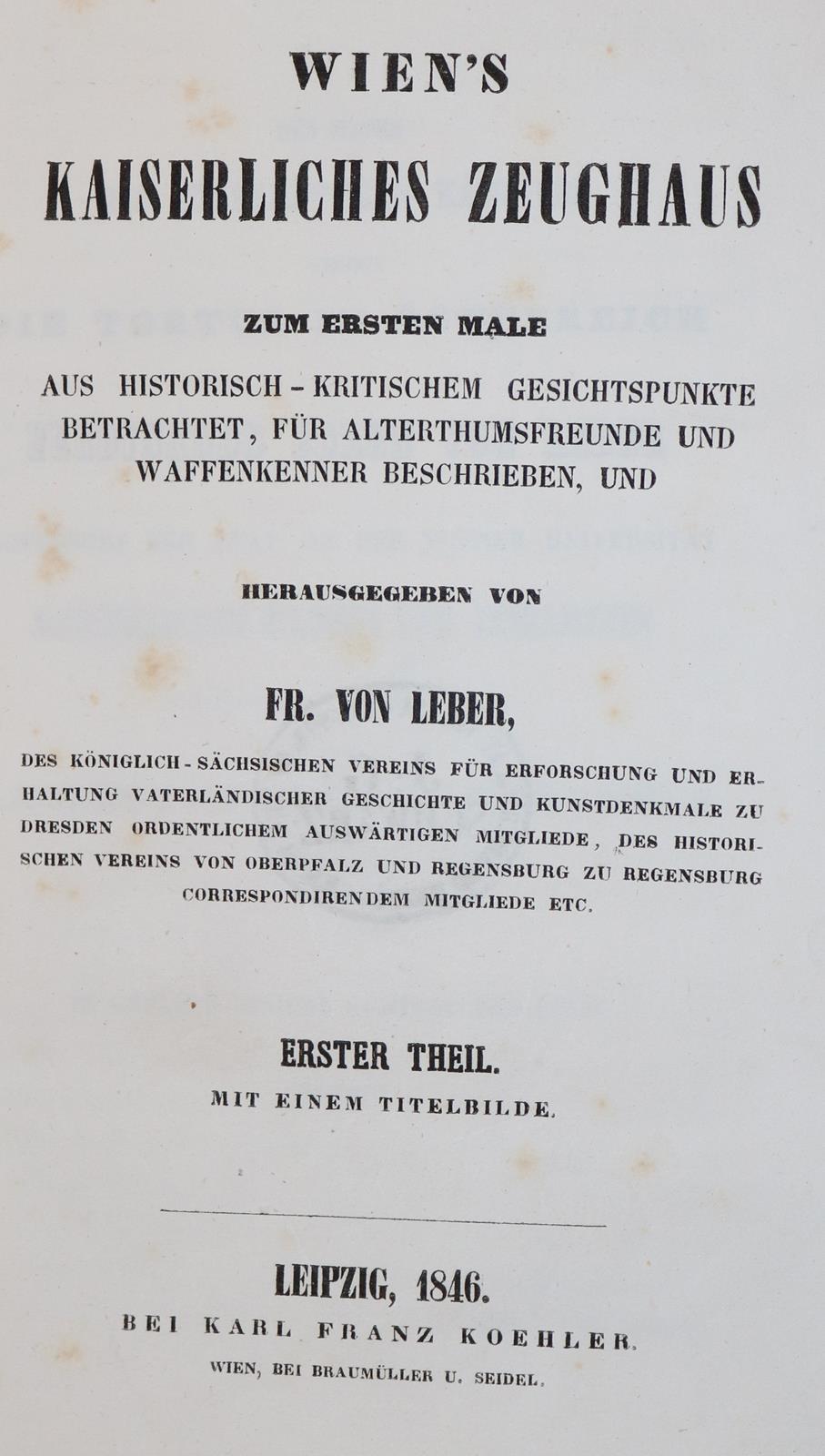 Leber,F.v. (Hrsg.). | Bild Nr.1