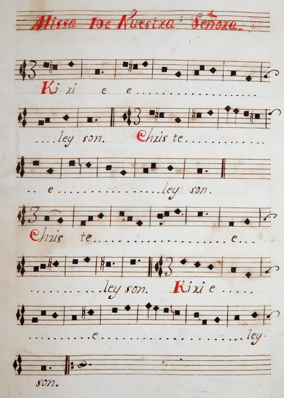 Gregorianischer Choral. | Bild Nr.1