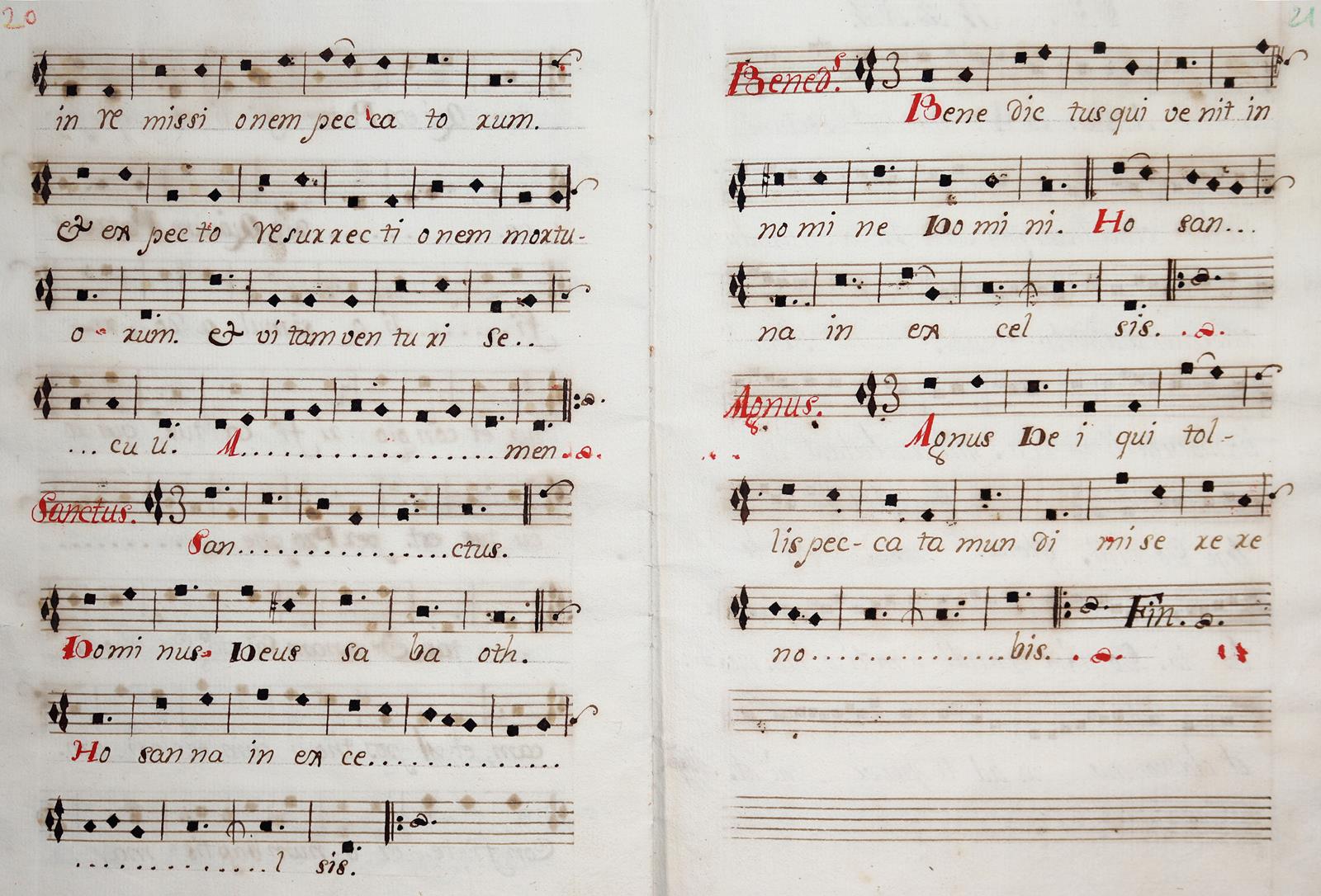 Gregorianischer Choral. | Bild Nr.2