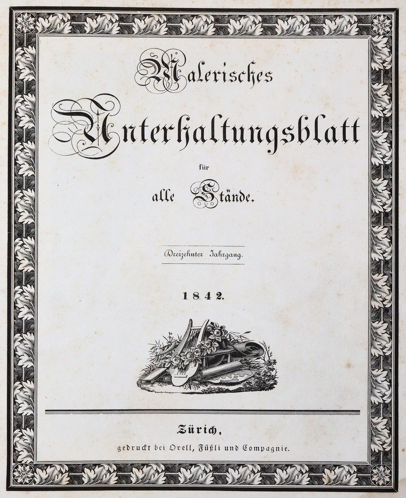 Malerisches Unterhaltungsblatt | Bild Nr.1