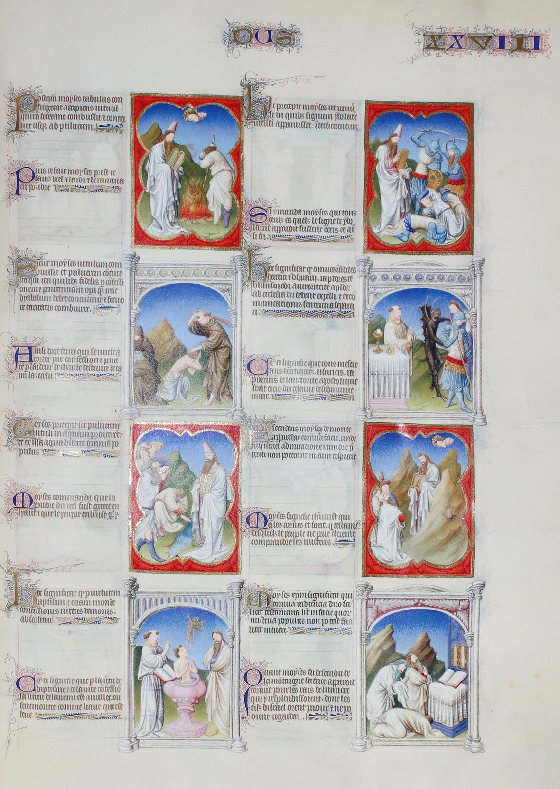 Biblia moralizada de los Limbourg. | Bild Nr.2