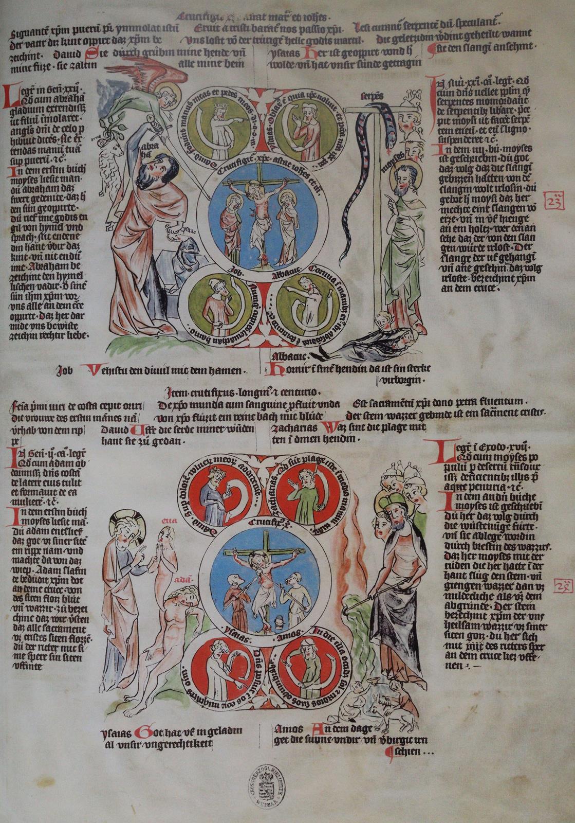 Biblia Pauperum Apocalypsis. | Bild Nr.4