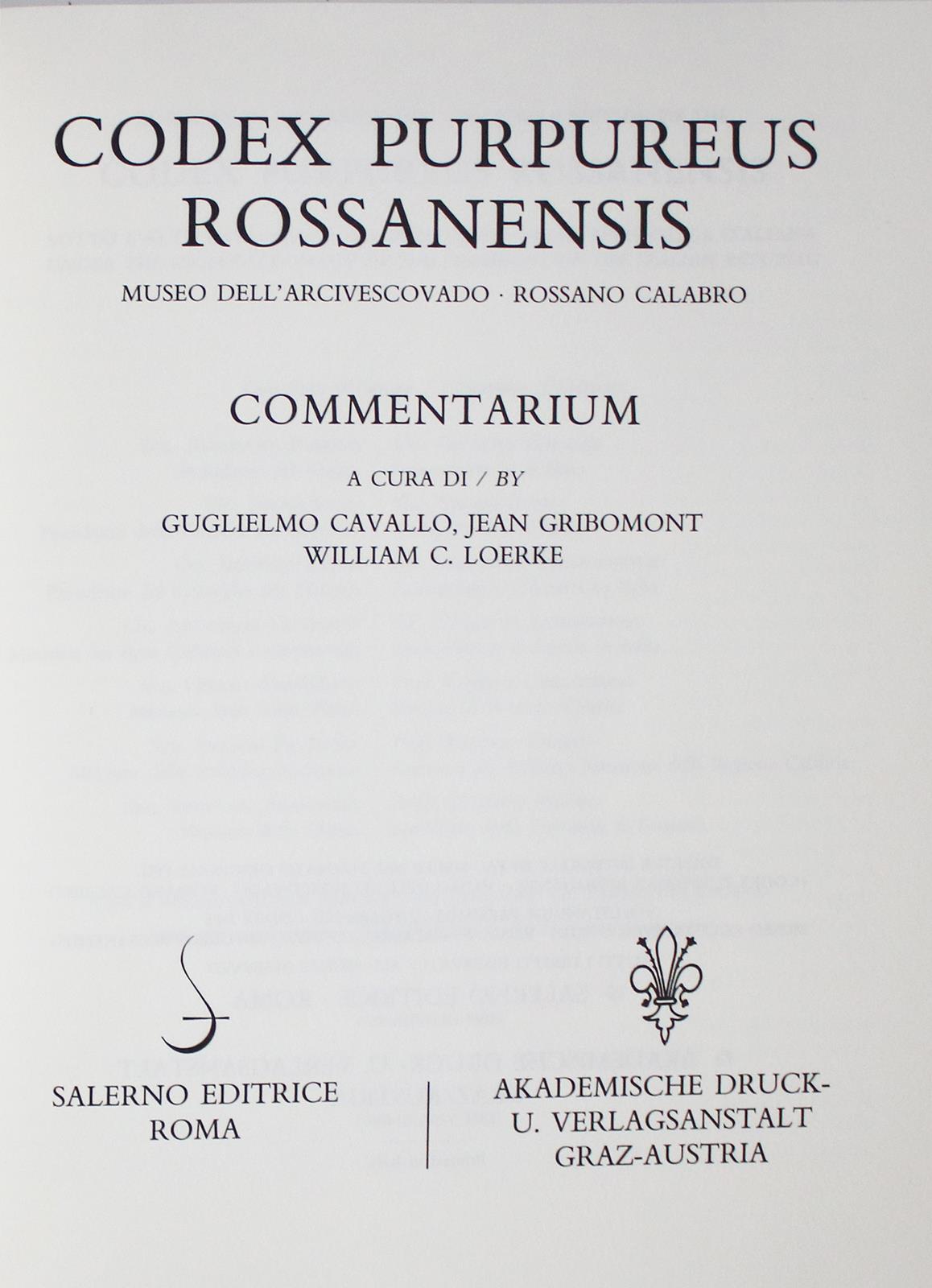Codex Purpureus Rossanensis. | Bild Nr.2