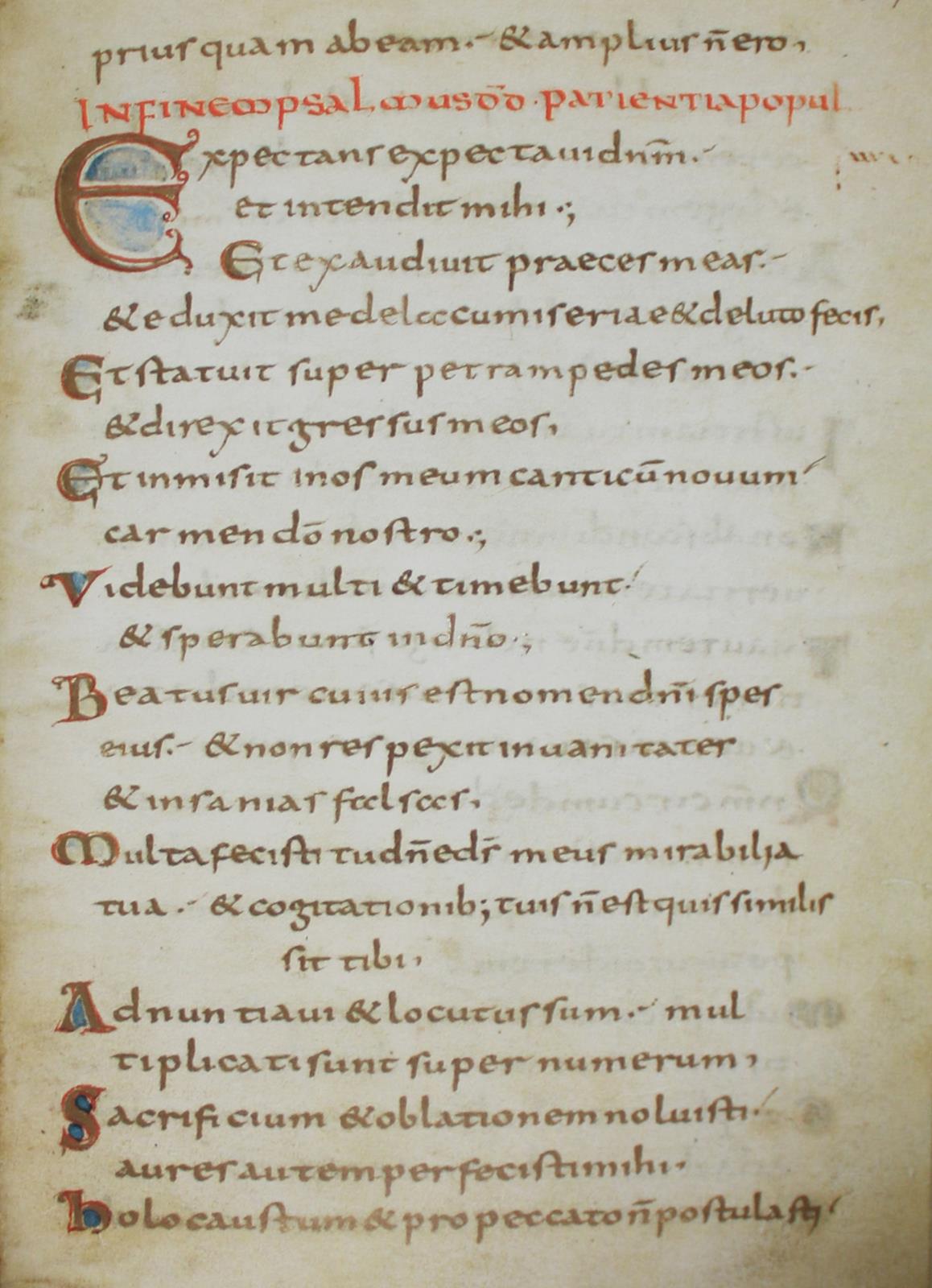 Goldene Psalter, Der. | Bild Nr.2