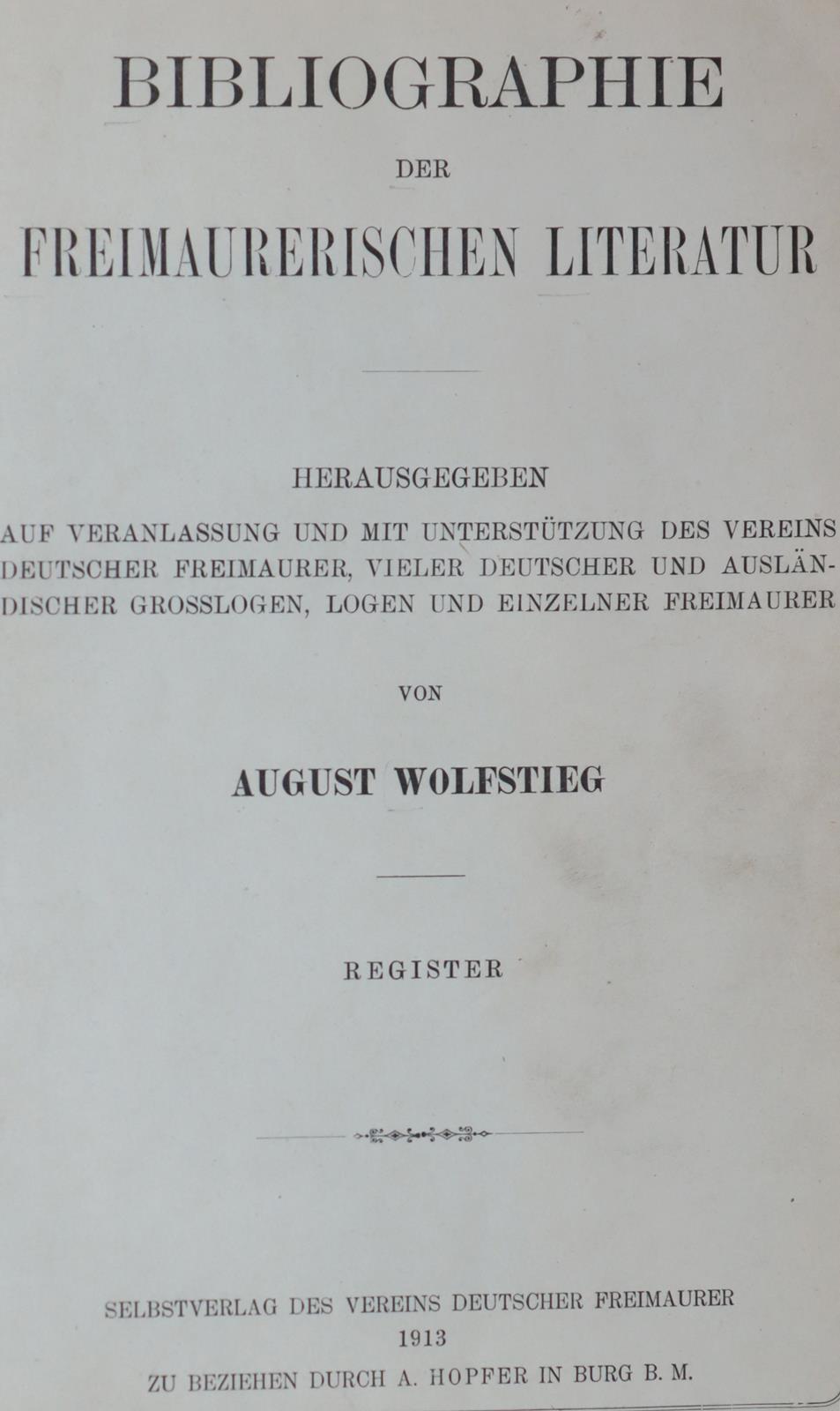Wolfstieg,A. | Bild Nr.1