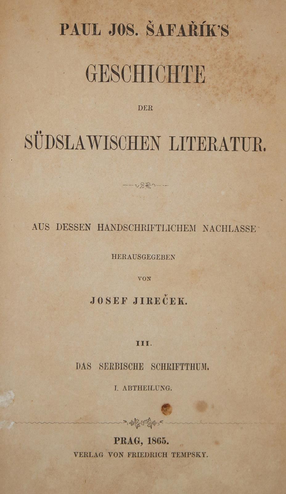 Safarik,P.J. | Bild Nr.1