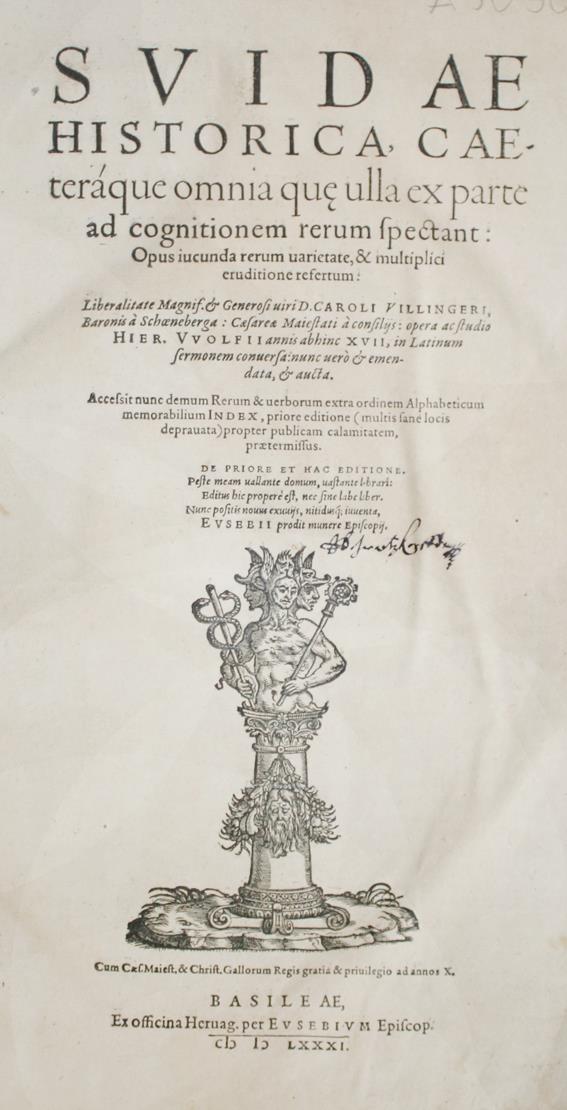 Suidae Historica, | Bild Nr.1