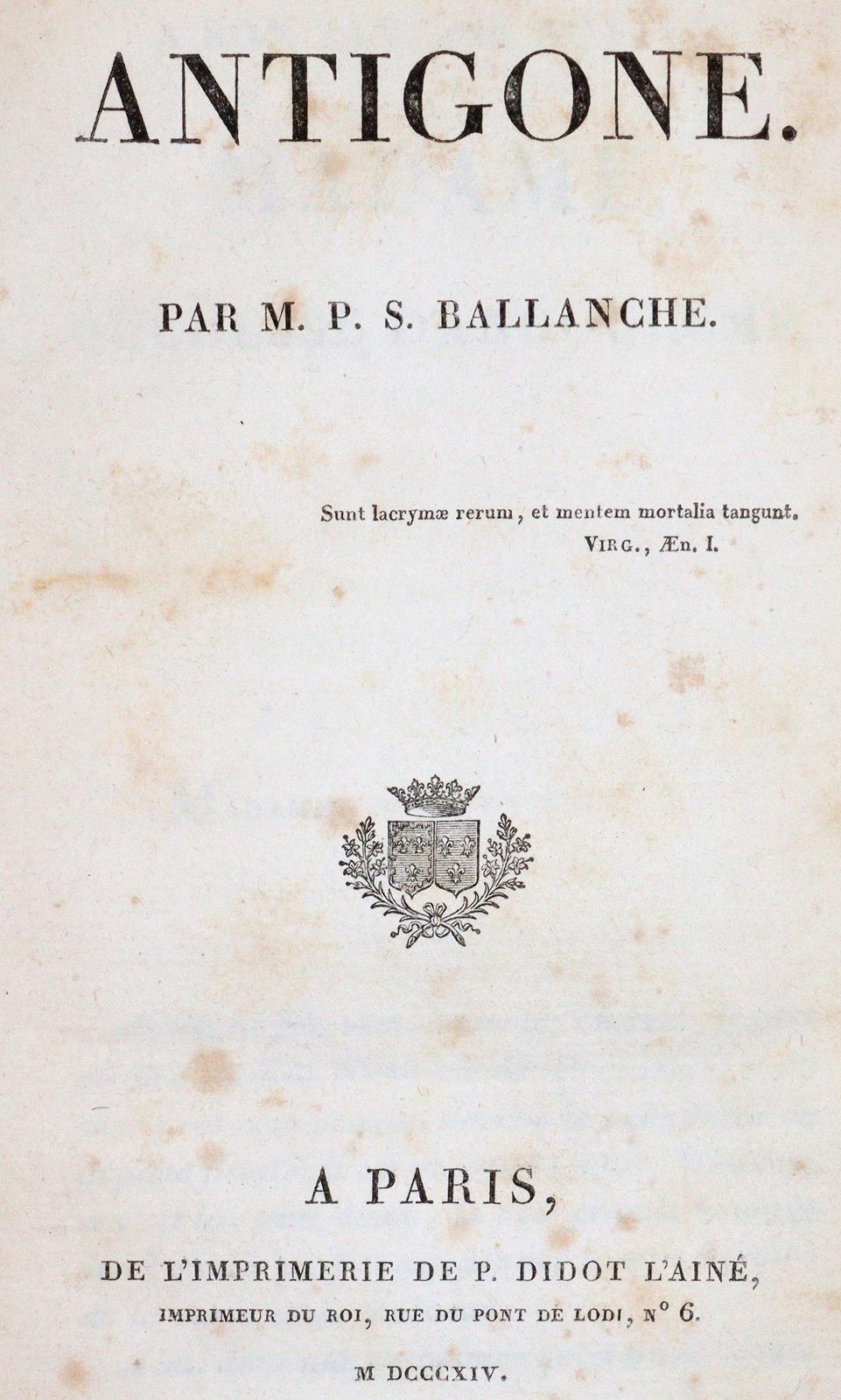 Ballanche,P.S. | Bild Nr.1