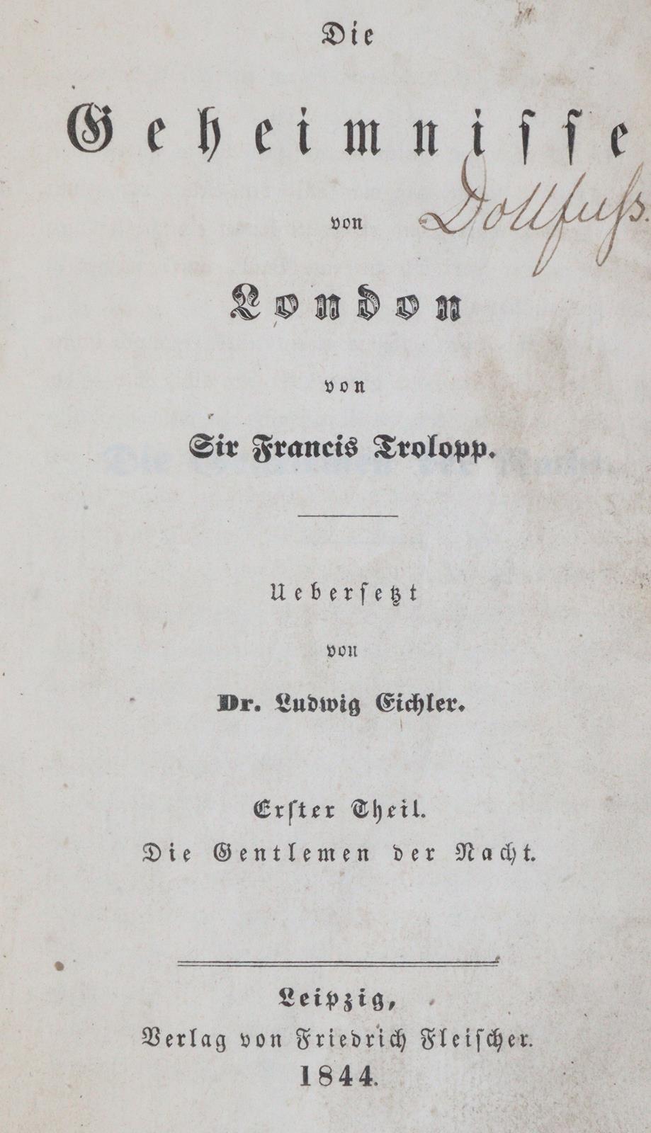 (Feval,P.H.C. Pseud.:) F.Trolopp. | Bild Nr.1