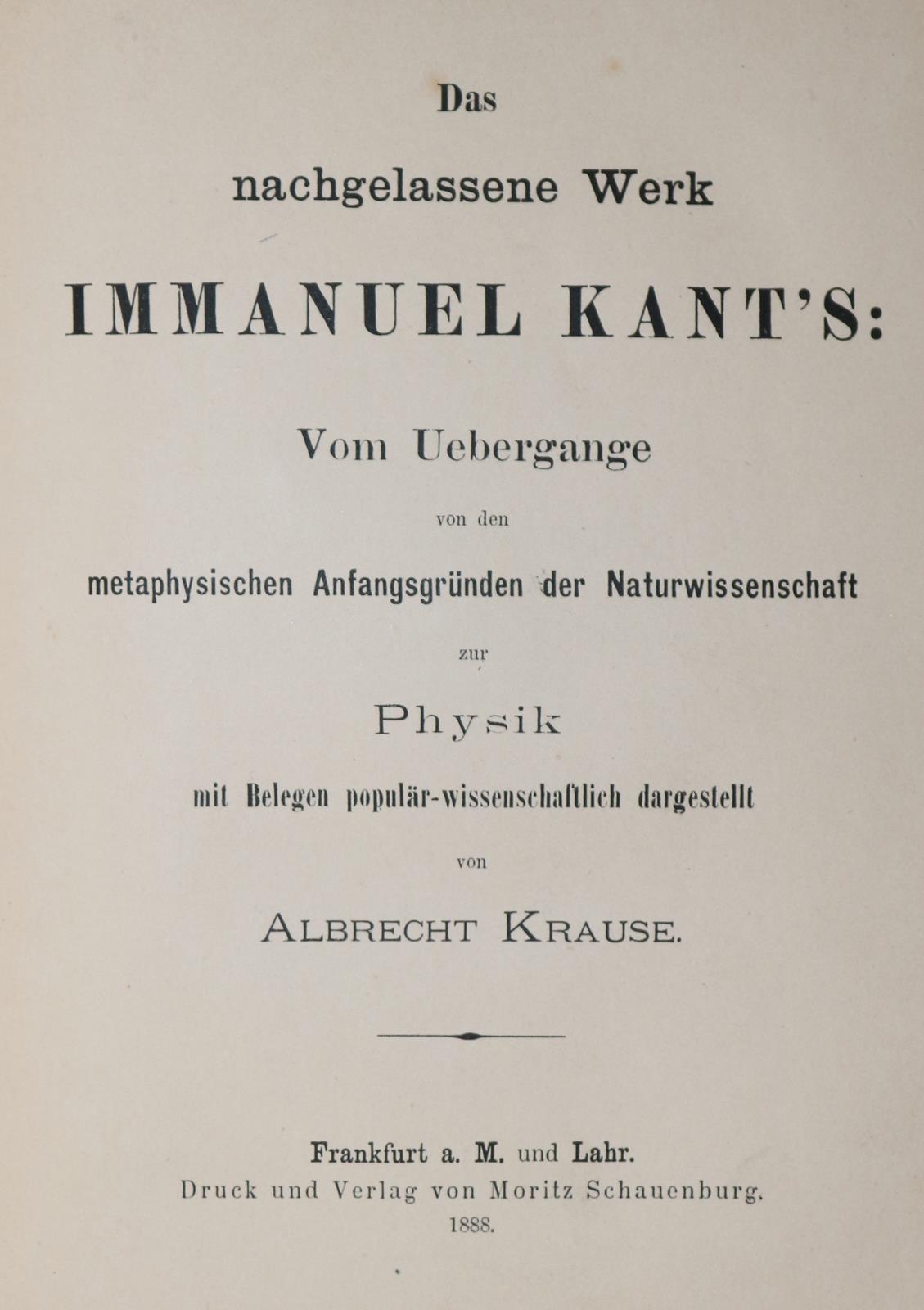 Kant,I. | Bild Nr.1